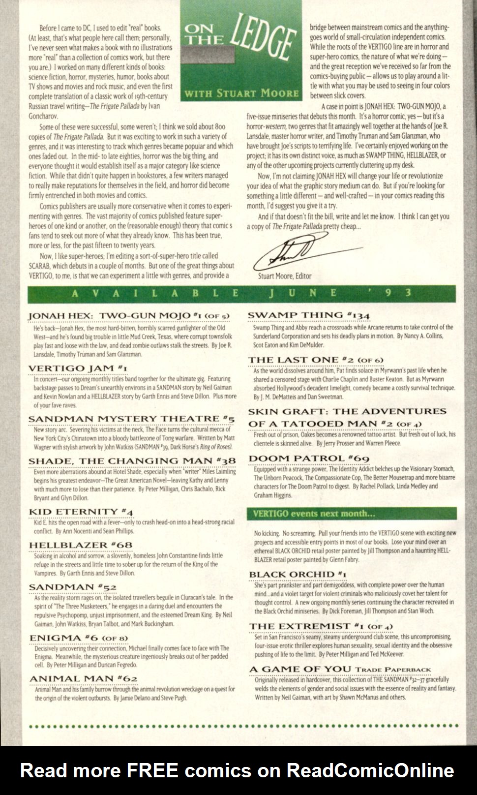 Read online Vertigo Jam comic -  Issue # Full - 66