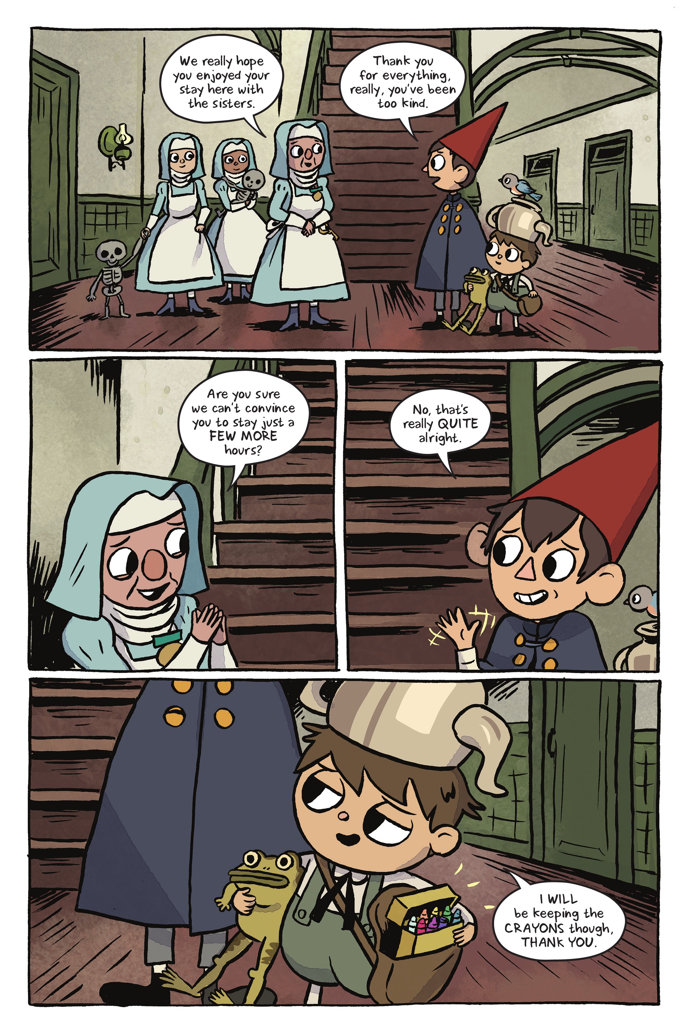 Read online Over the Garden Wall: Benevolent Sisters of Charity comic -  Issue # TPB - 129