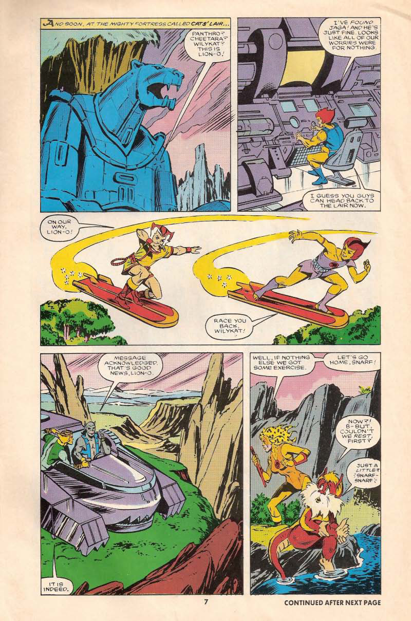 Read online ThunderCats (1987) comic -  Issue #3 - 7