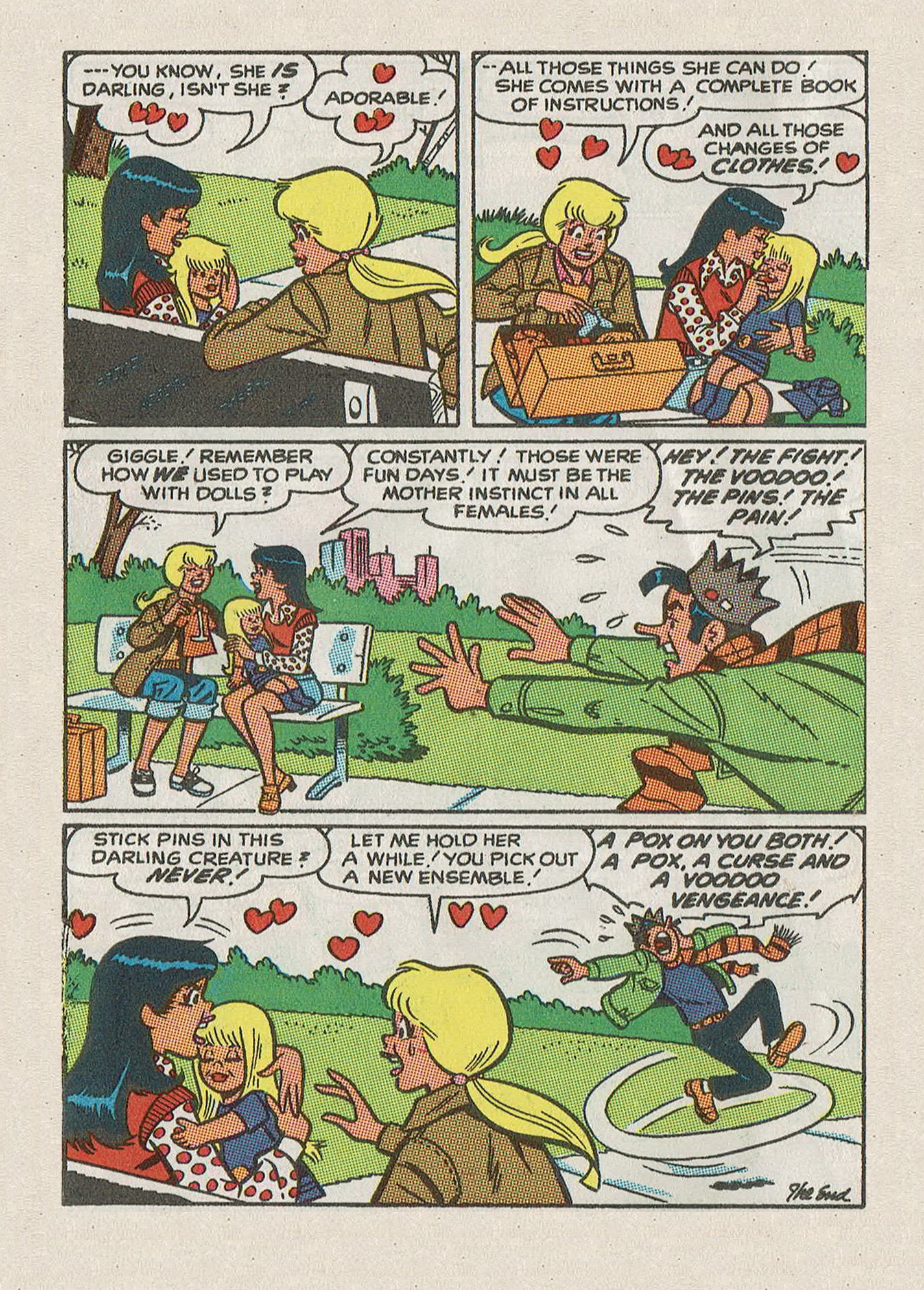 Read online Jughead Jones Comics Digest comic -  Issue #68 - 84