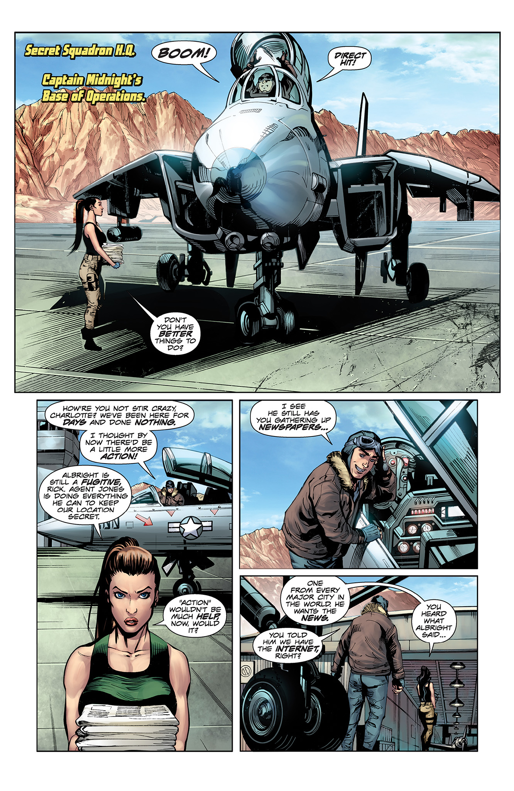 Read online Captain Midnight comic -  Issue #4 - 6