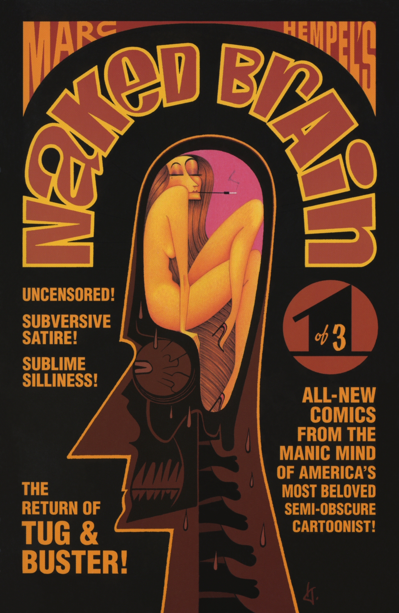 Read online Marc Hempel's Naked Brain comic -  Issue #1 - 1