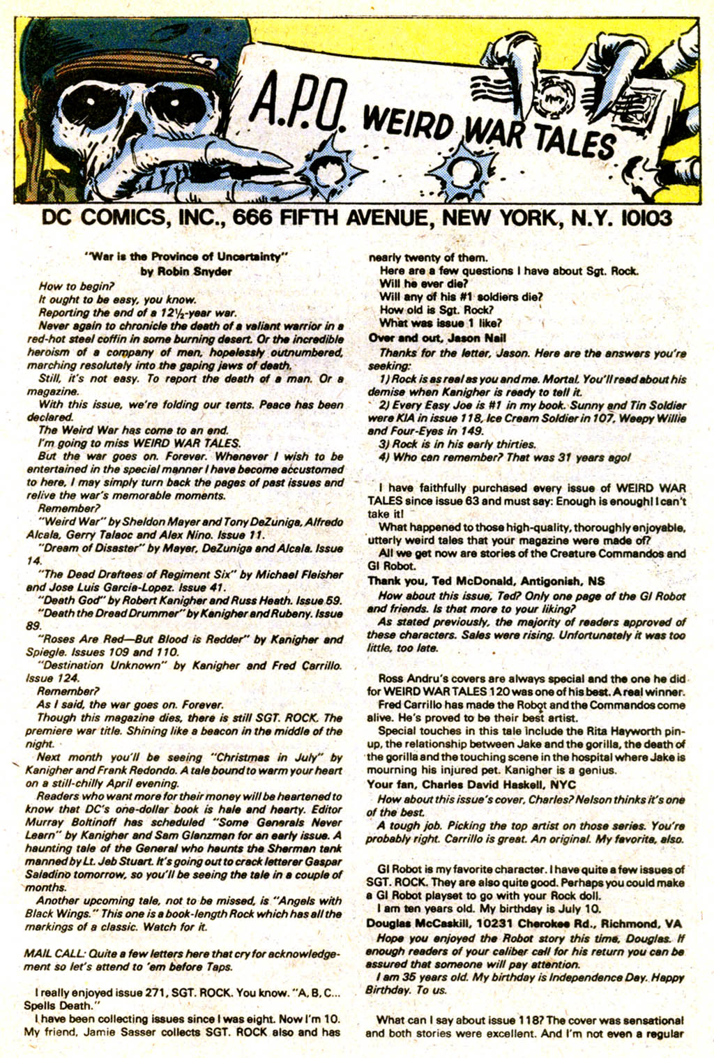 Read online Weird War Tales (1971) comic -  Issue #124 - 33