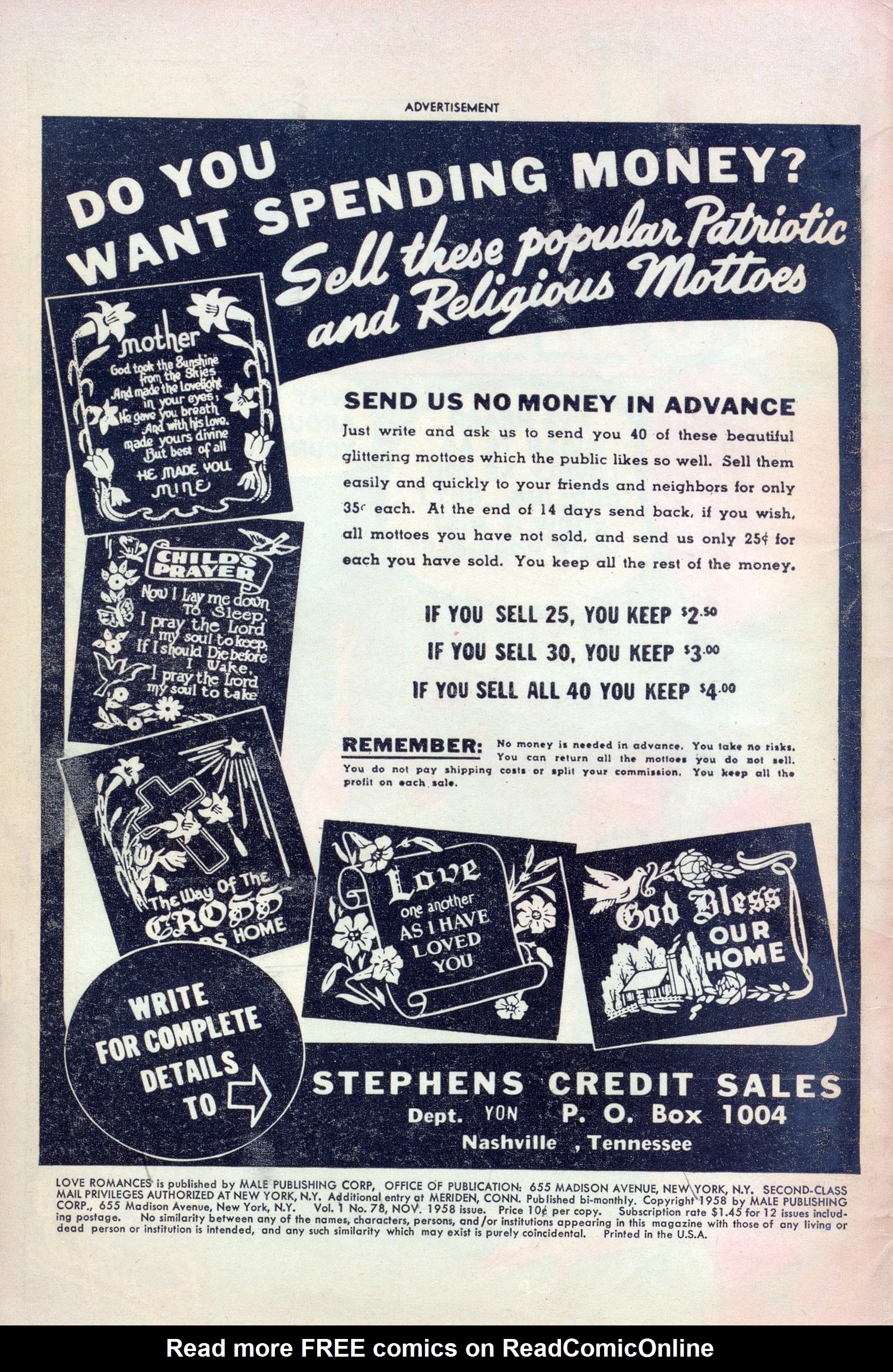 Read online Love Romances comic -  Issue #78 - 2