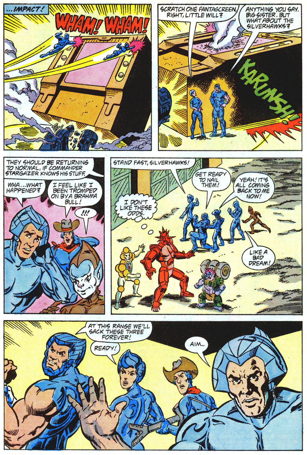 Read online SilverHawks comic -  Issue #5 - 21