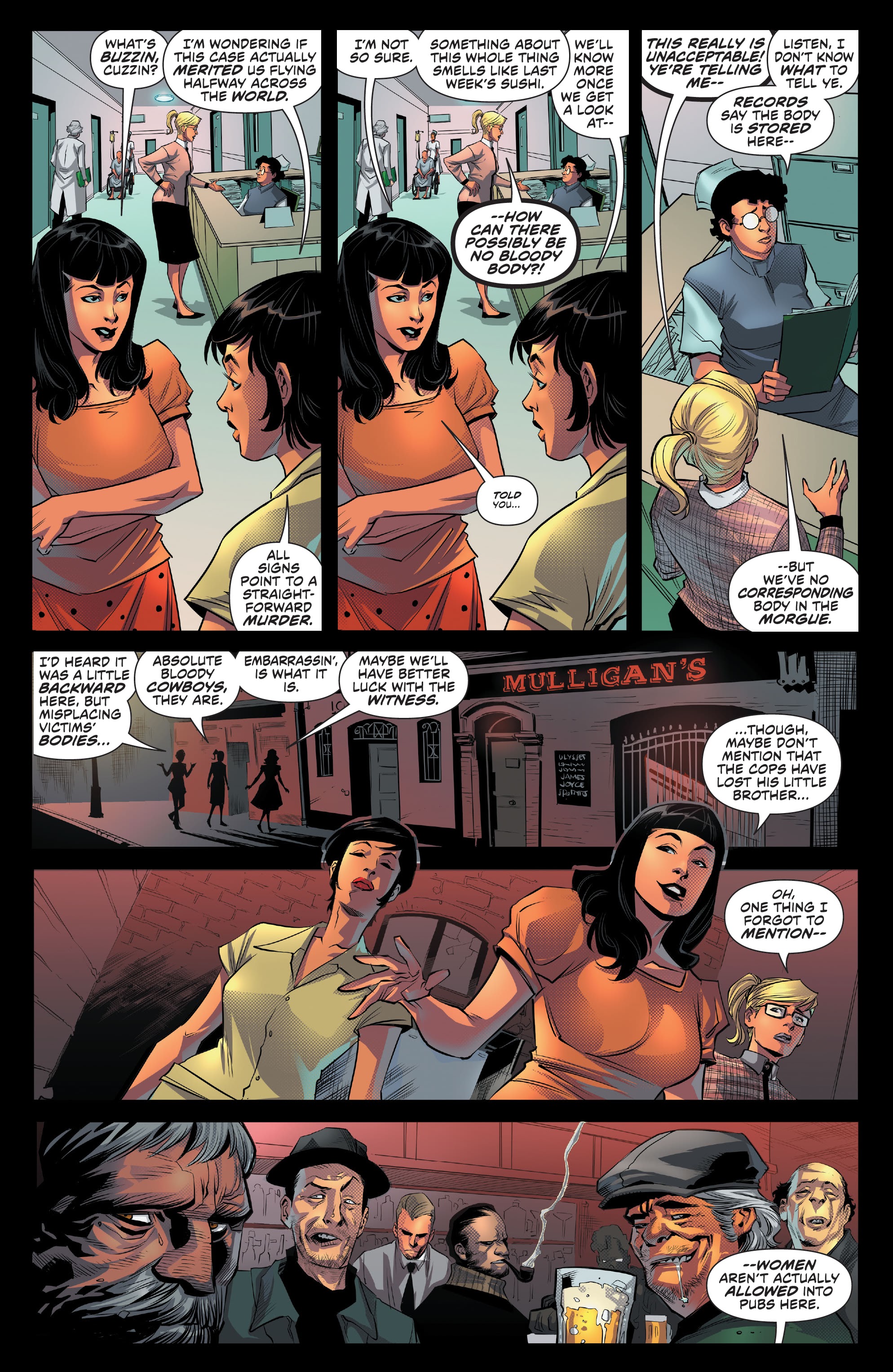 Read online Bettie Page & The Curse of the Banshee comic -  Issue #1 - 19