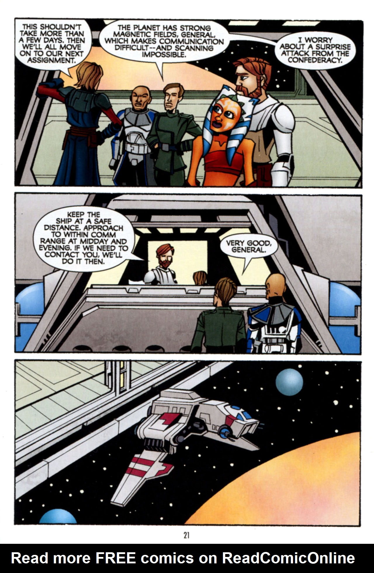 Read online Star Wars: The Clone Wars - The Wind Raiders of Taloraan comic -  Issue # Full - 21