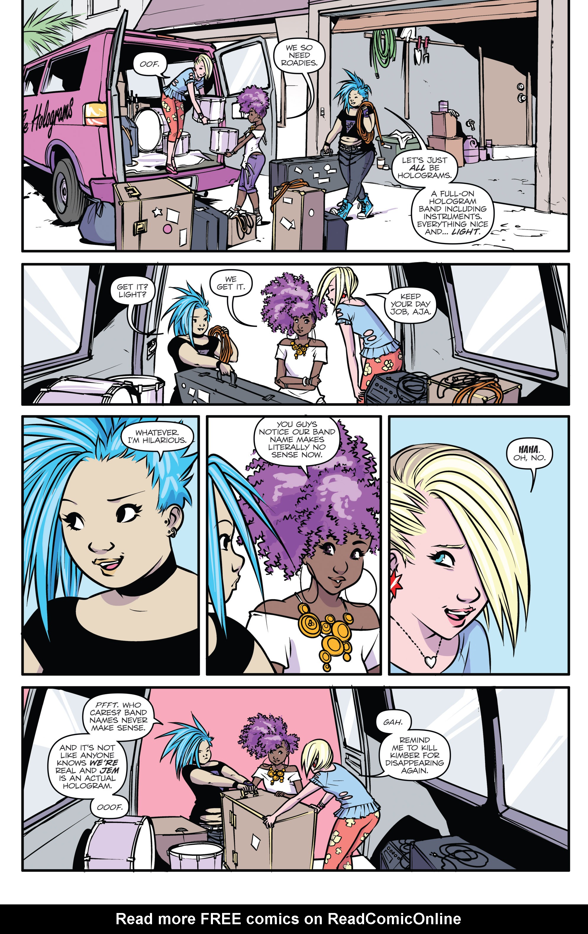 Read online Jem and The Holograms comic -  Issue #4 - 5