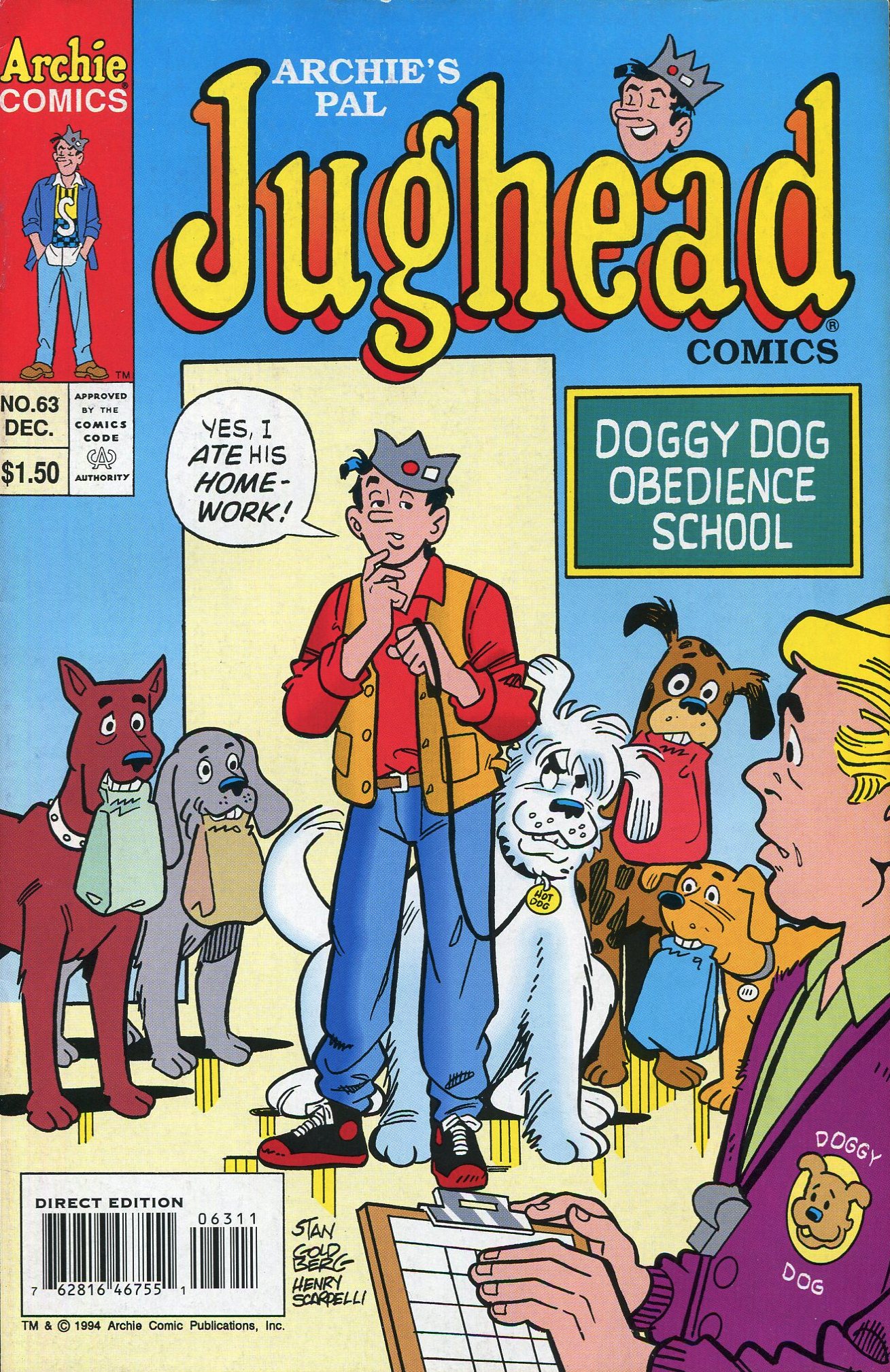 Read online Archie's Pal Jughead Comics comic -  Issue #63 - 1