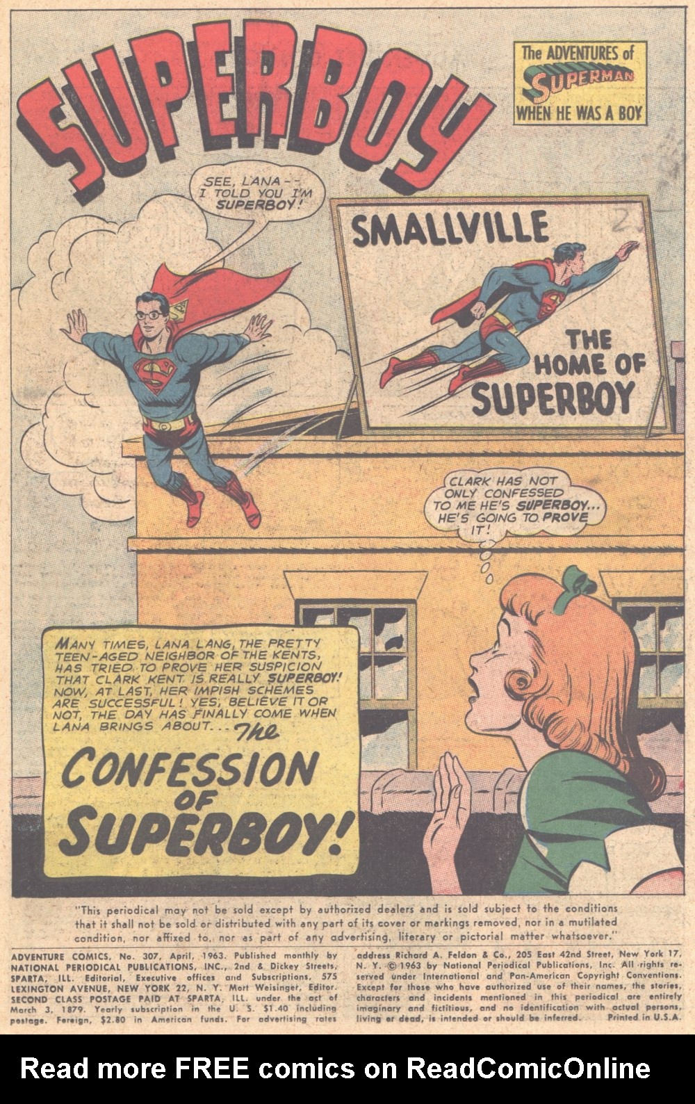 Adventure Comics (1938) issue 307 - Page 2
