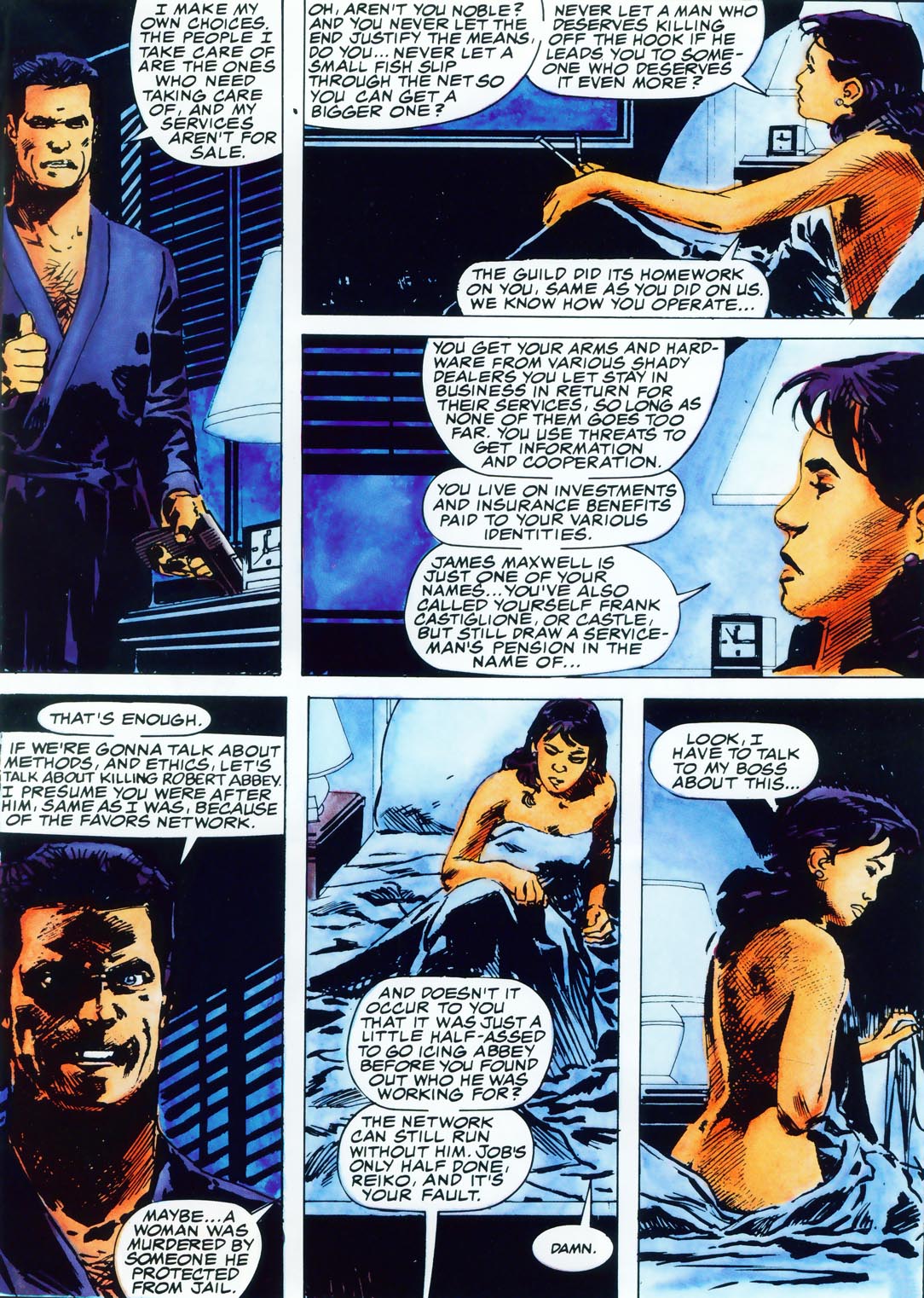 Read online Marvel Graphic Novel comic -  Issue #40 - The Punisher - Assassins' Guild - 37