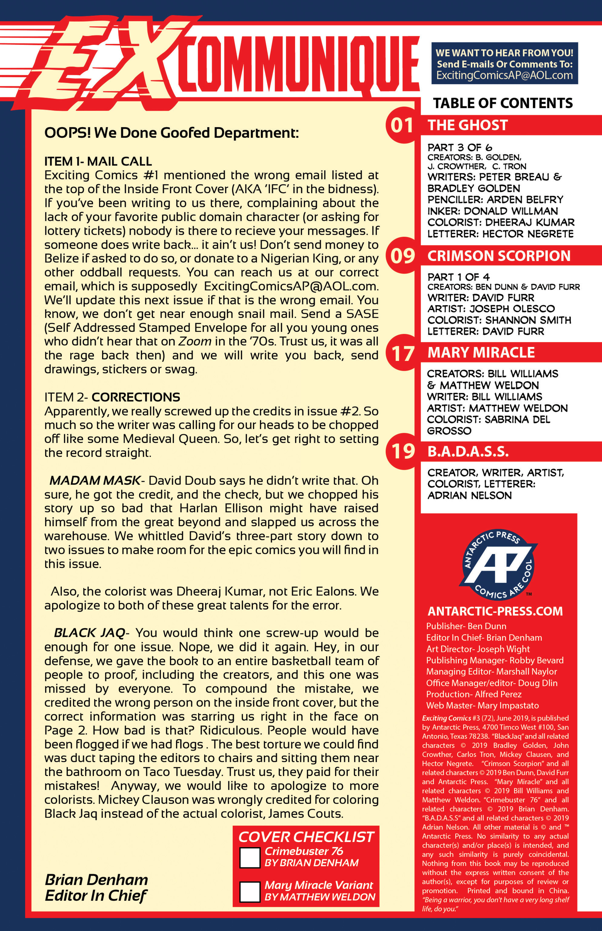 Read online Exciting Comics (2019) comic -  Issue #3 - 2