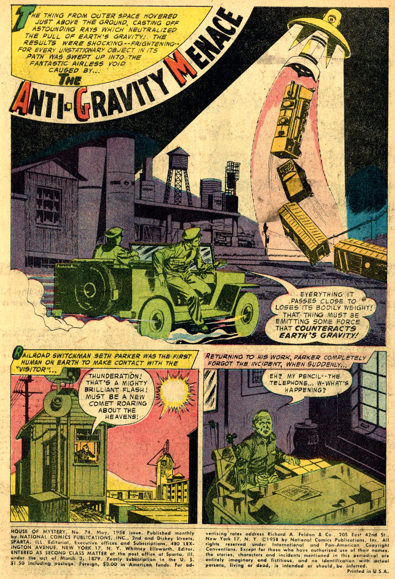 Read online House of Mystery (1951) comic -  Issue #74 - 3