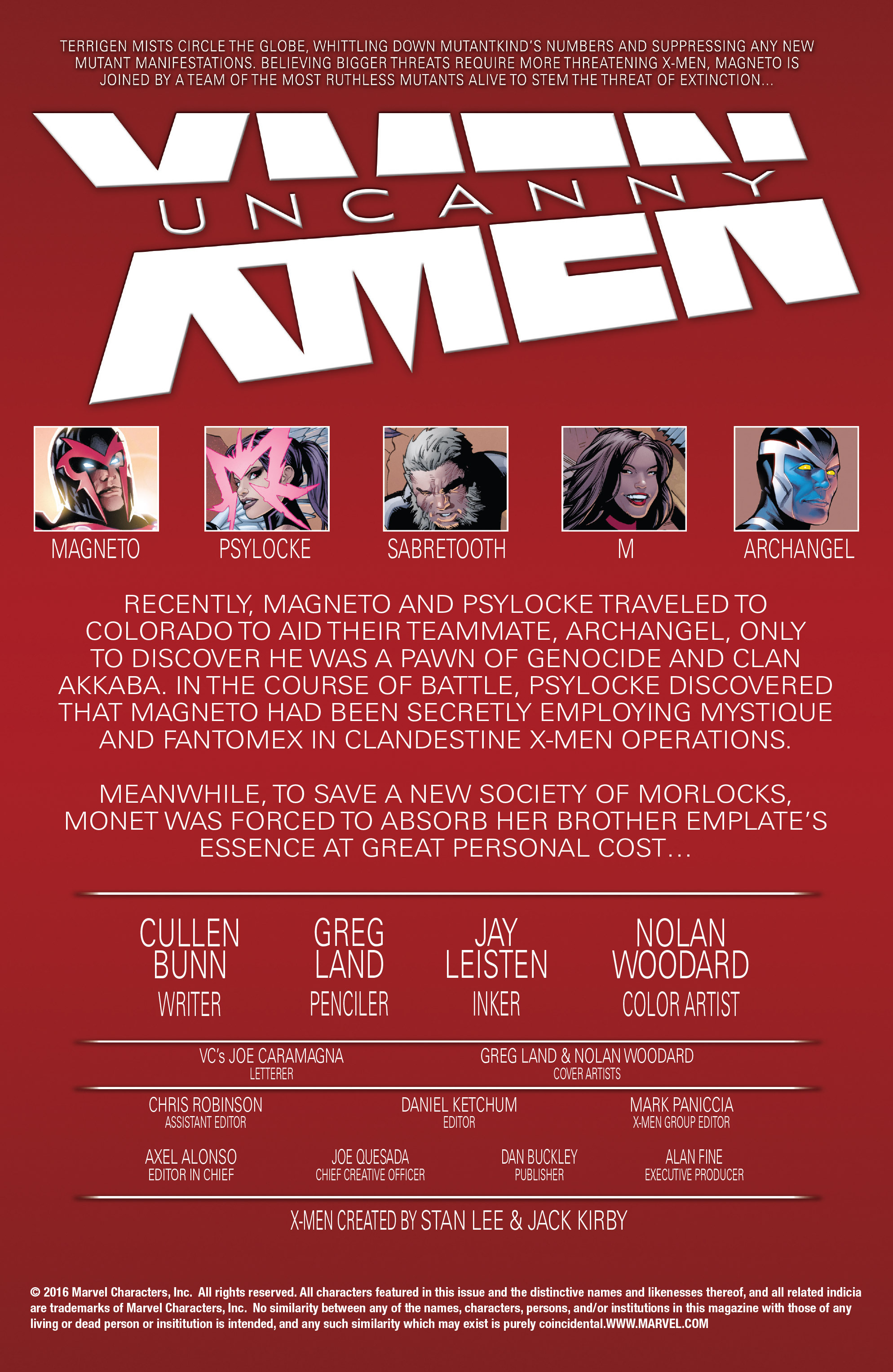 Read online Uncanny X-Men (2016) comic -  Issue #11 - 2