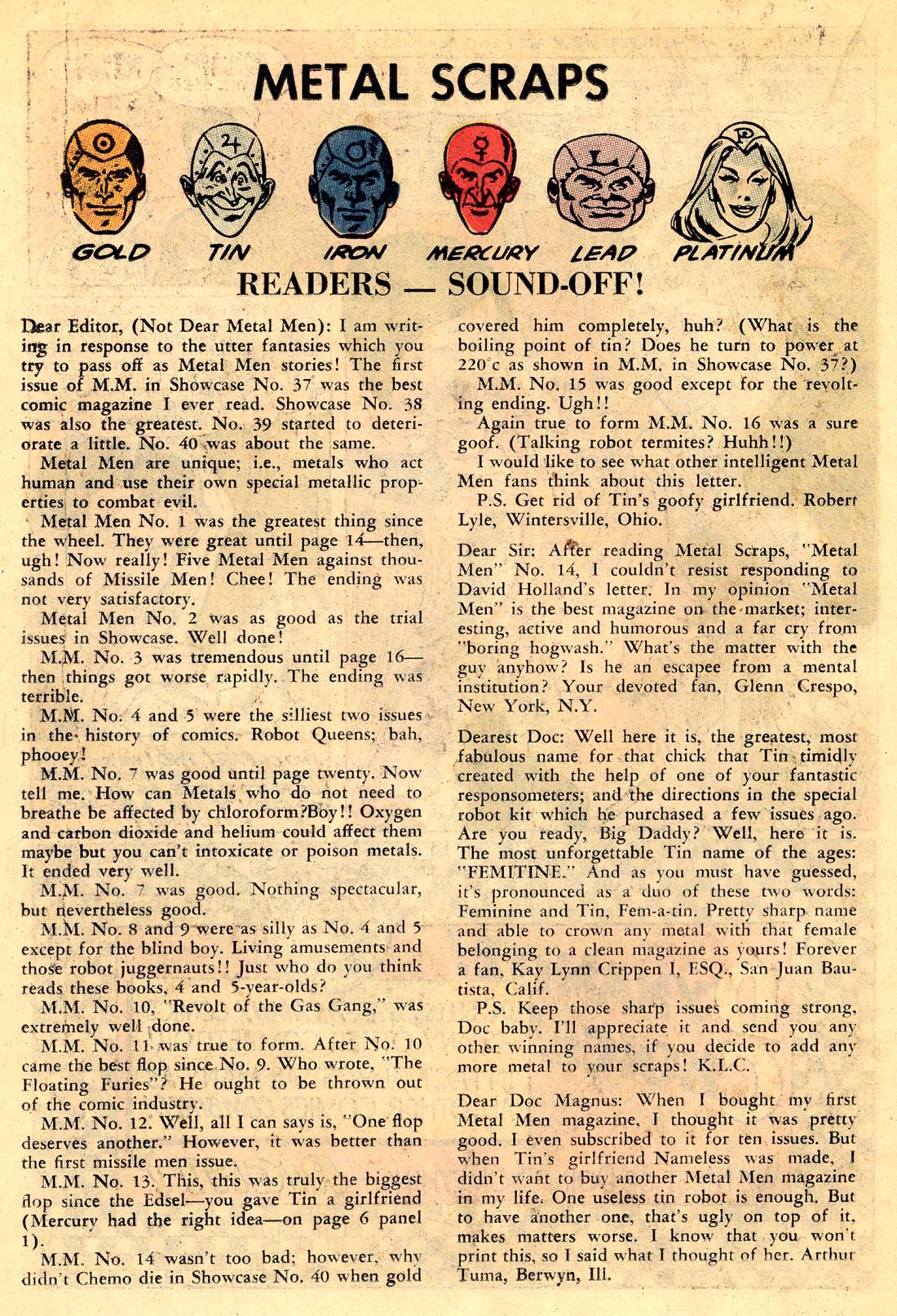 Metal Men (1963) Issue #19 #19 - English 18