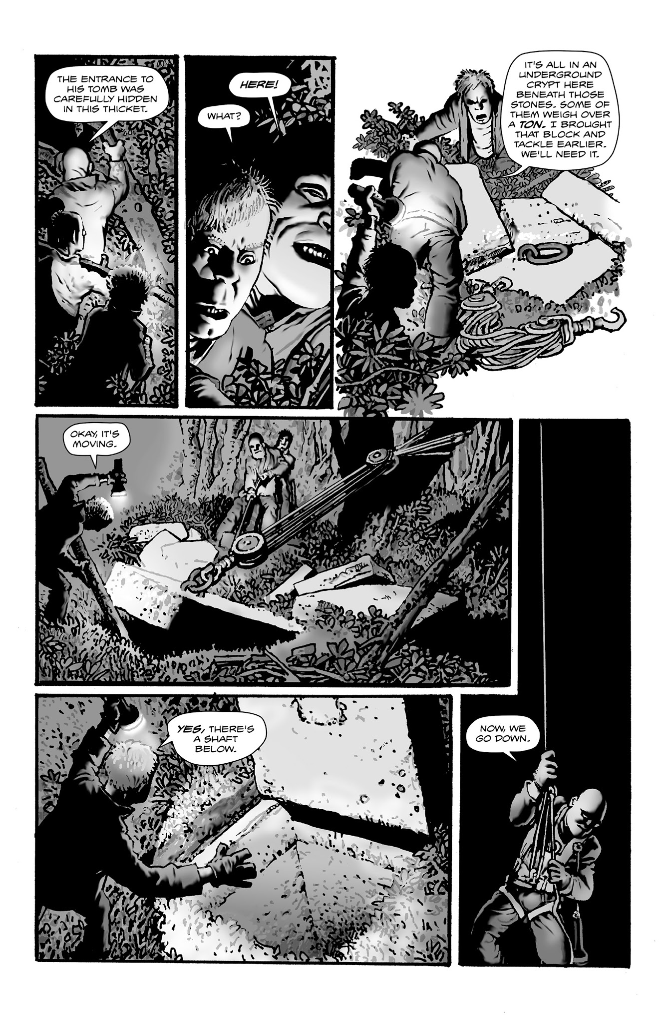 Read online Shadows on the Grave comic -  Issue #7 - 6