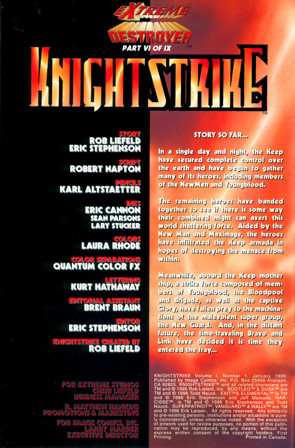 Read online Knightstrike comic -  Issue # Full - 2