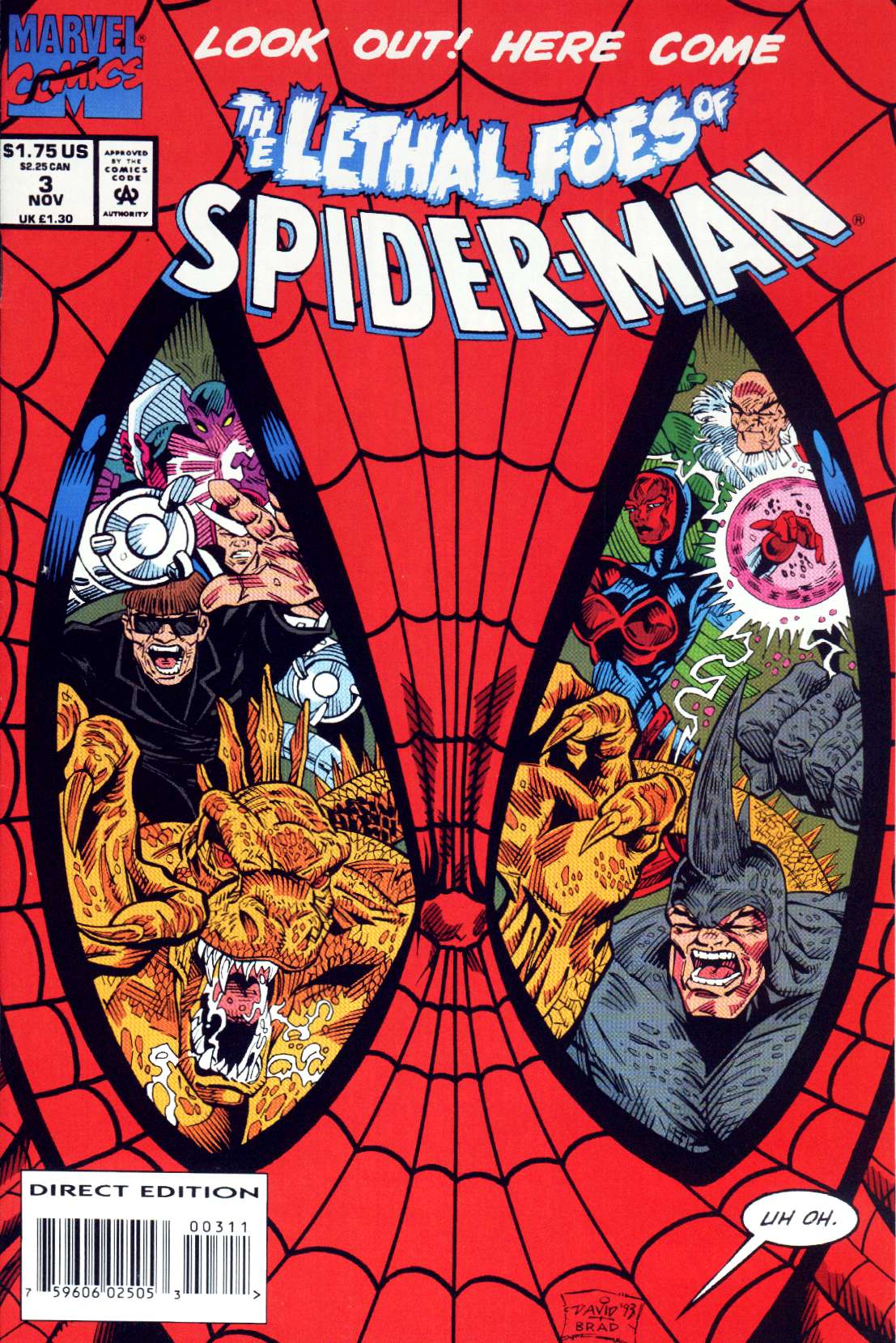 Read online The Lethal Foes of Spider-Man comic -  Issue #3 - 1