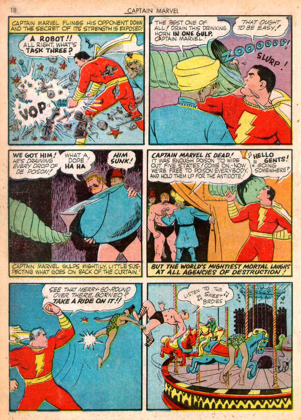 Read online Captain Marvel Adventures comic -  Issue #10 - 18