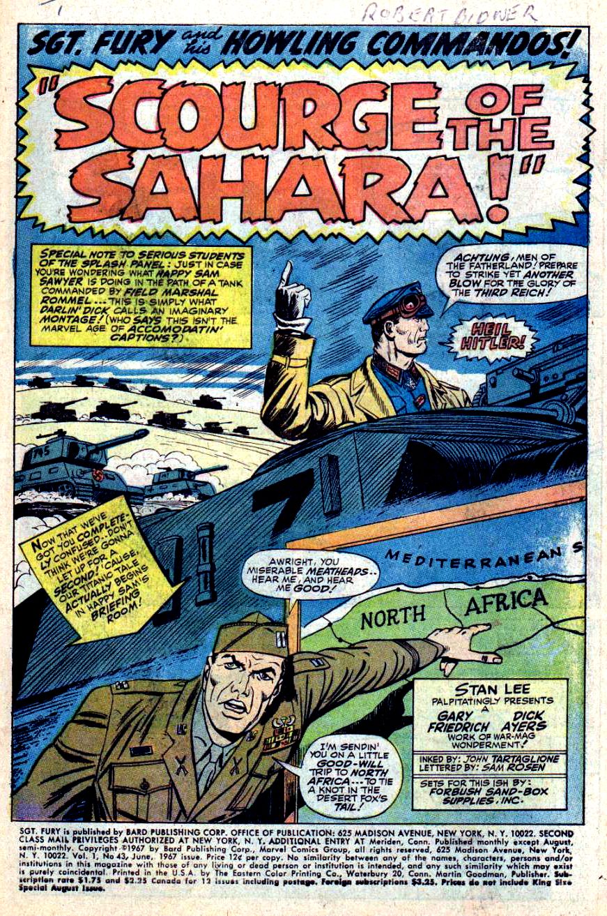 Read online Sgt. Fury comic -  Issue #43 - 3