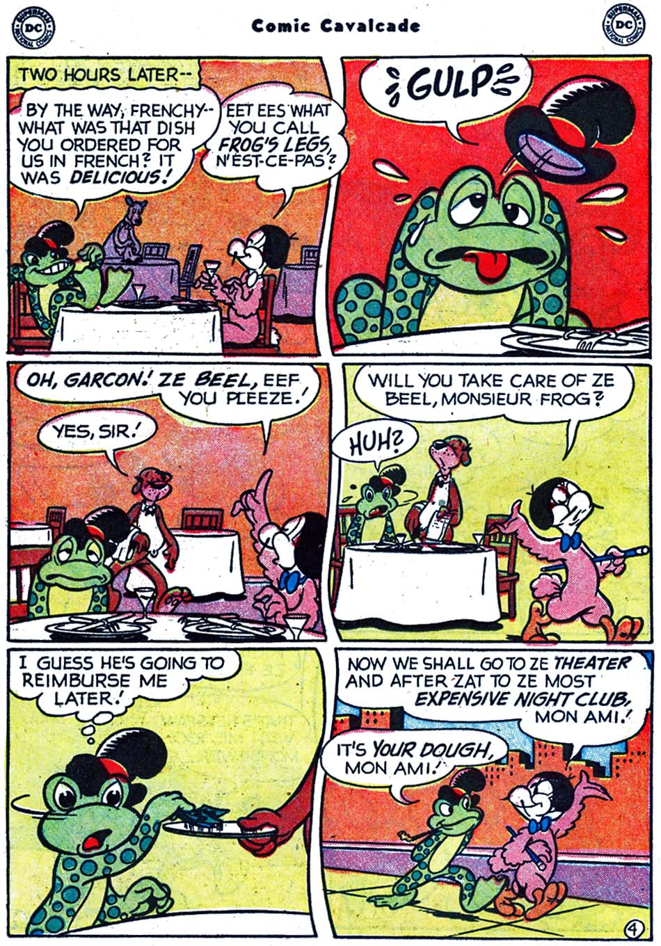 Read online Comic Cavalcade comic -  Issue #51 - 32