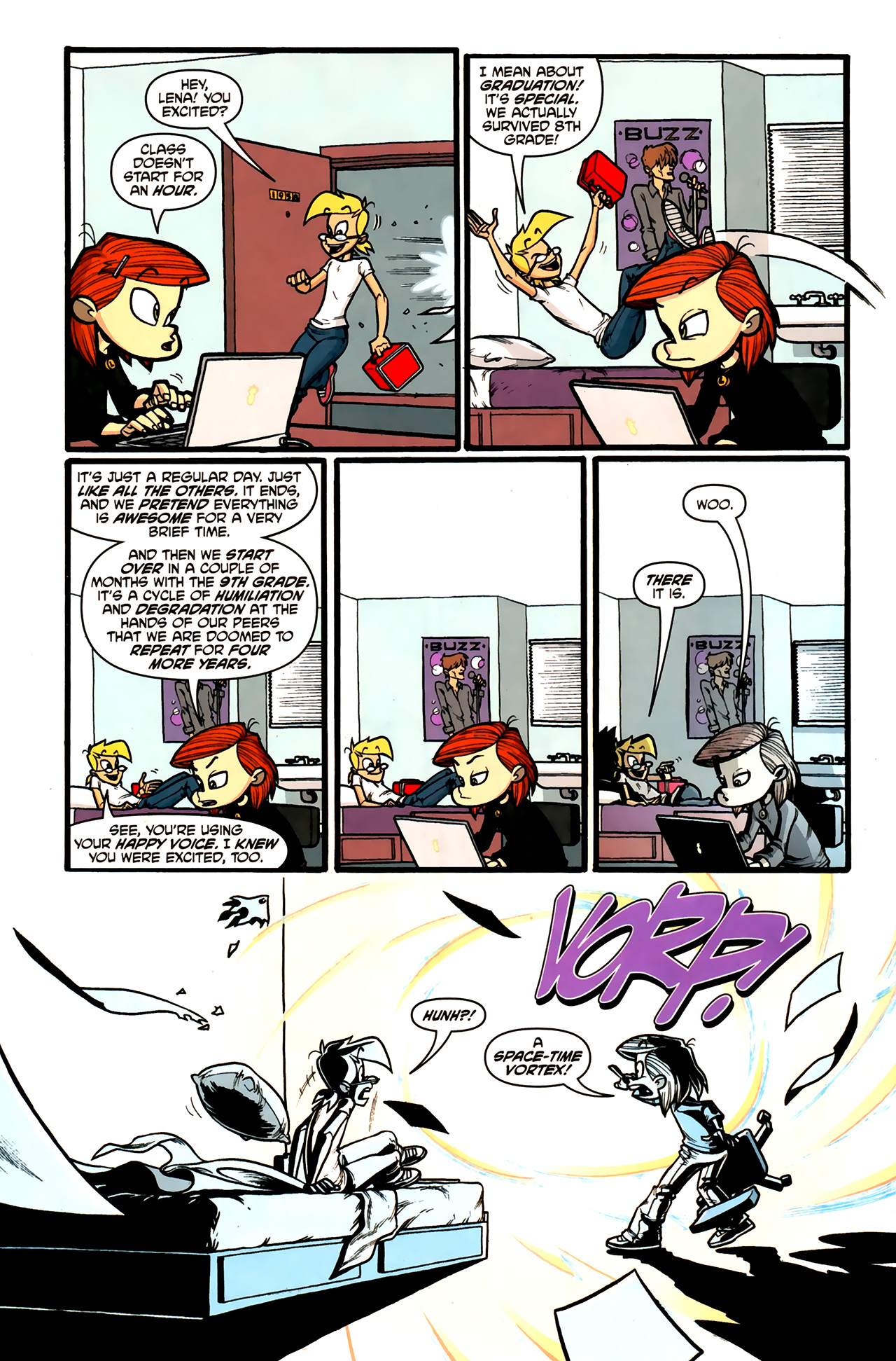 Read online Supergirl: Cosmic Adventures in the 8th Grade comic -  Issue #5 - 3