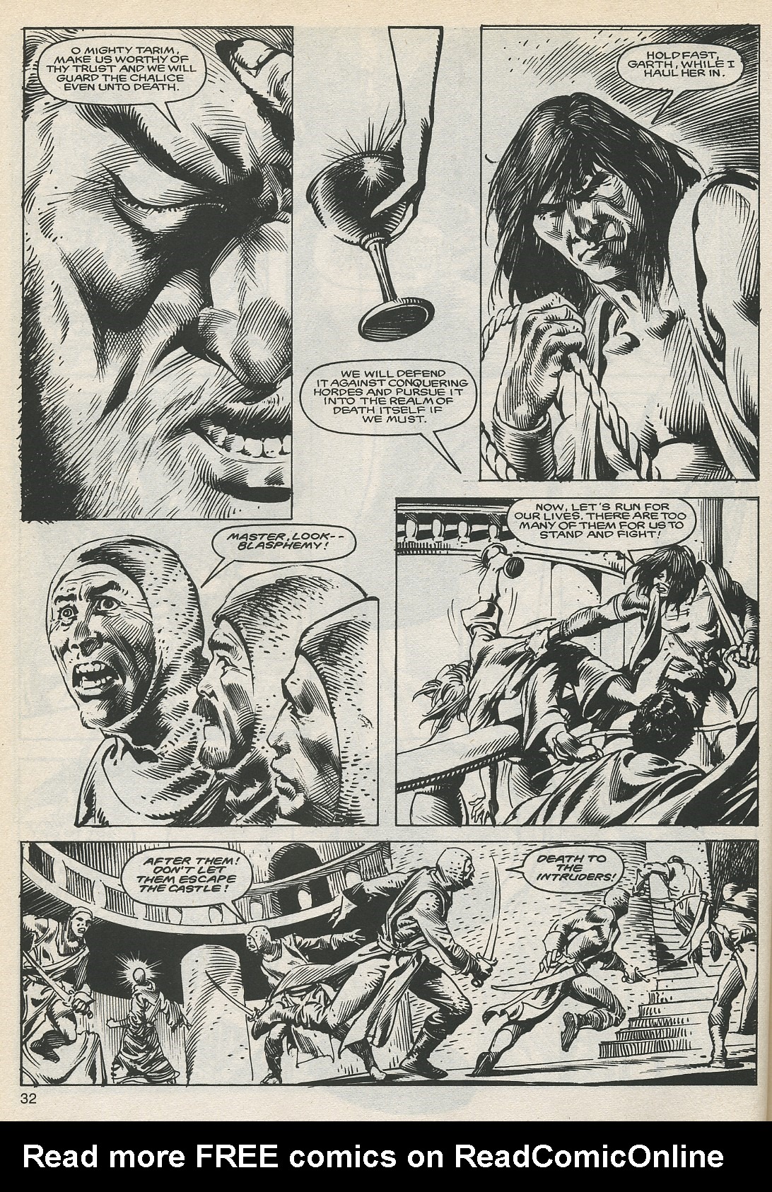 Read online The Savage Sword Of Conan comic -  Issue #127 - 32