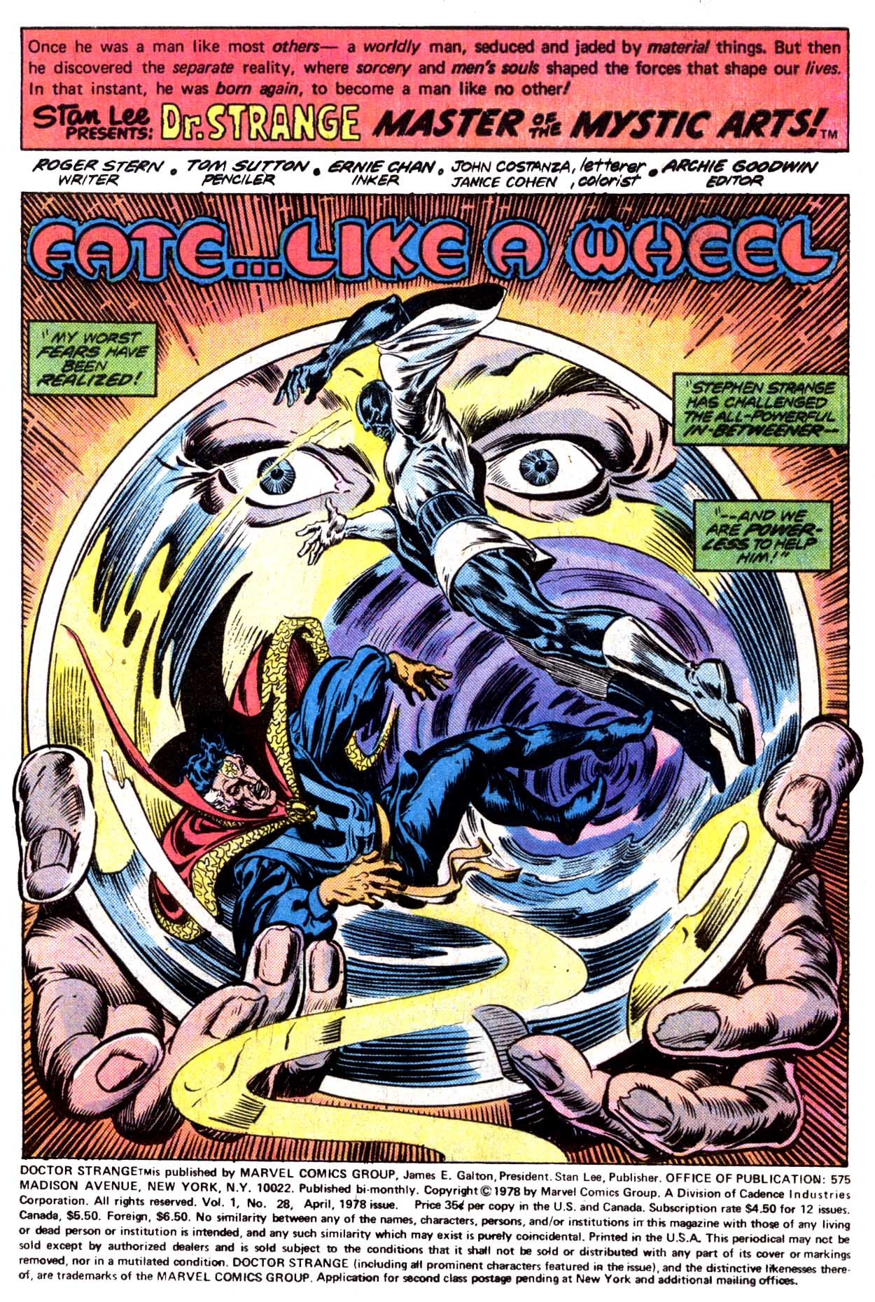 Read online Doctor Strange (1974) comic -  Issue #28 - 2