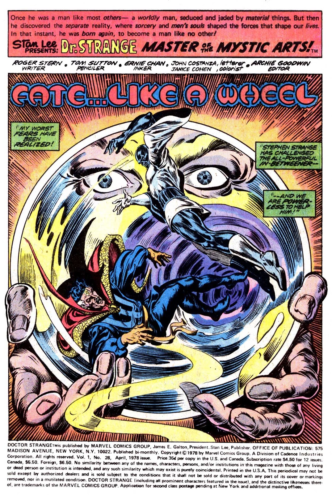 Doctor Strange (1974) issue 28 - Page 2