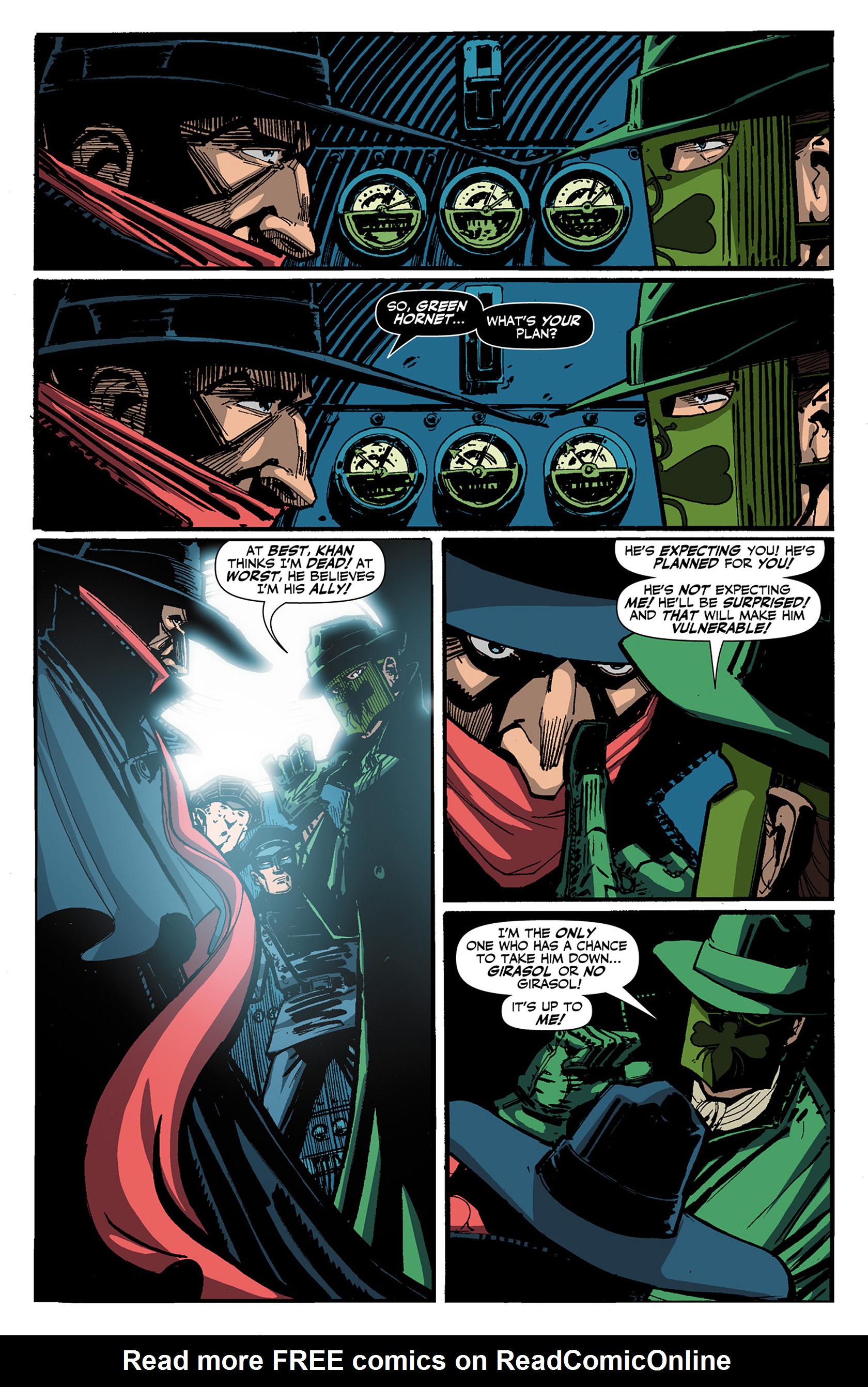 Read online The Shadow/Green Hornet: Dark Nights comic -  Issue #4 - 13