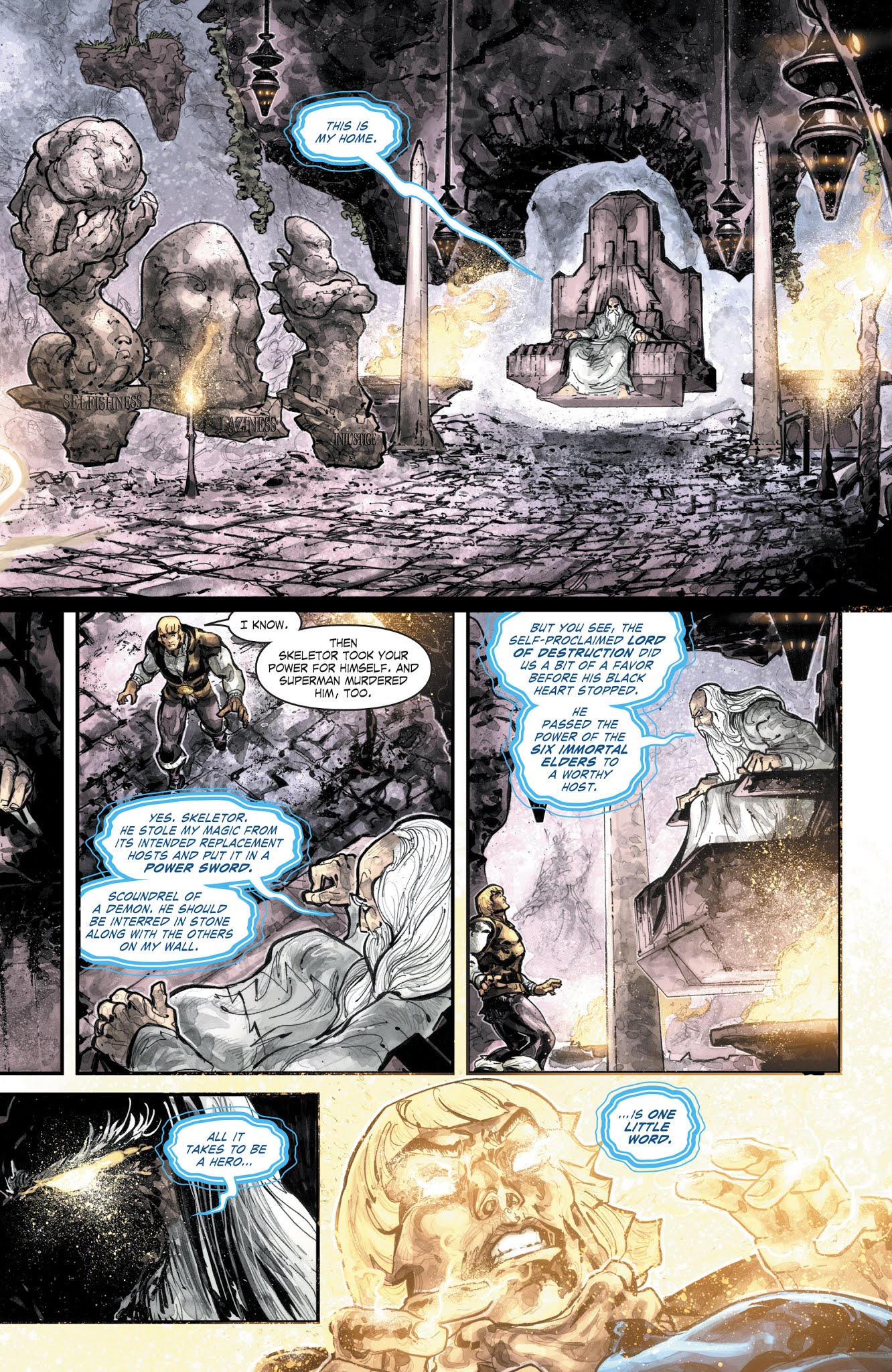 Read online Injustice Vs. Masters of the Universe comic -  Issue #6 - 14