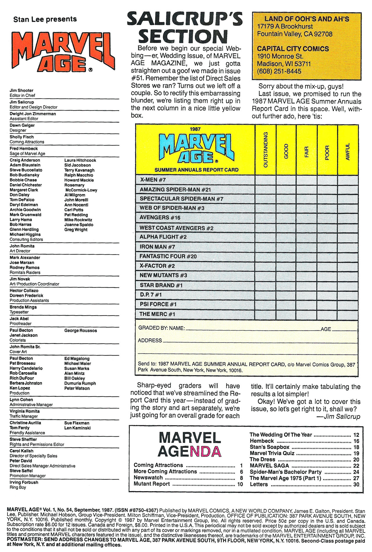 Read online Marvel Age comic -  Issue #54 - 2