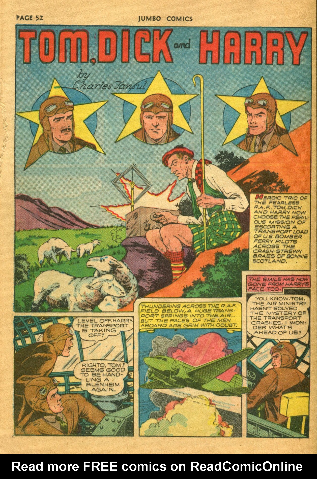 Read online Jumbo Comics comic -  Issue #35 - 55