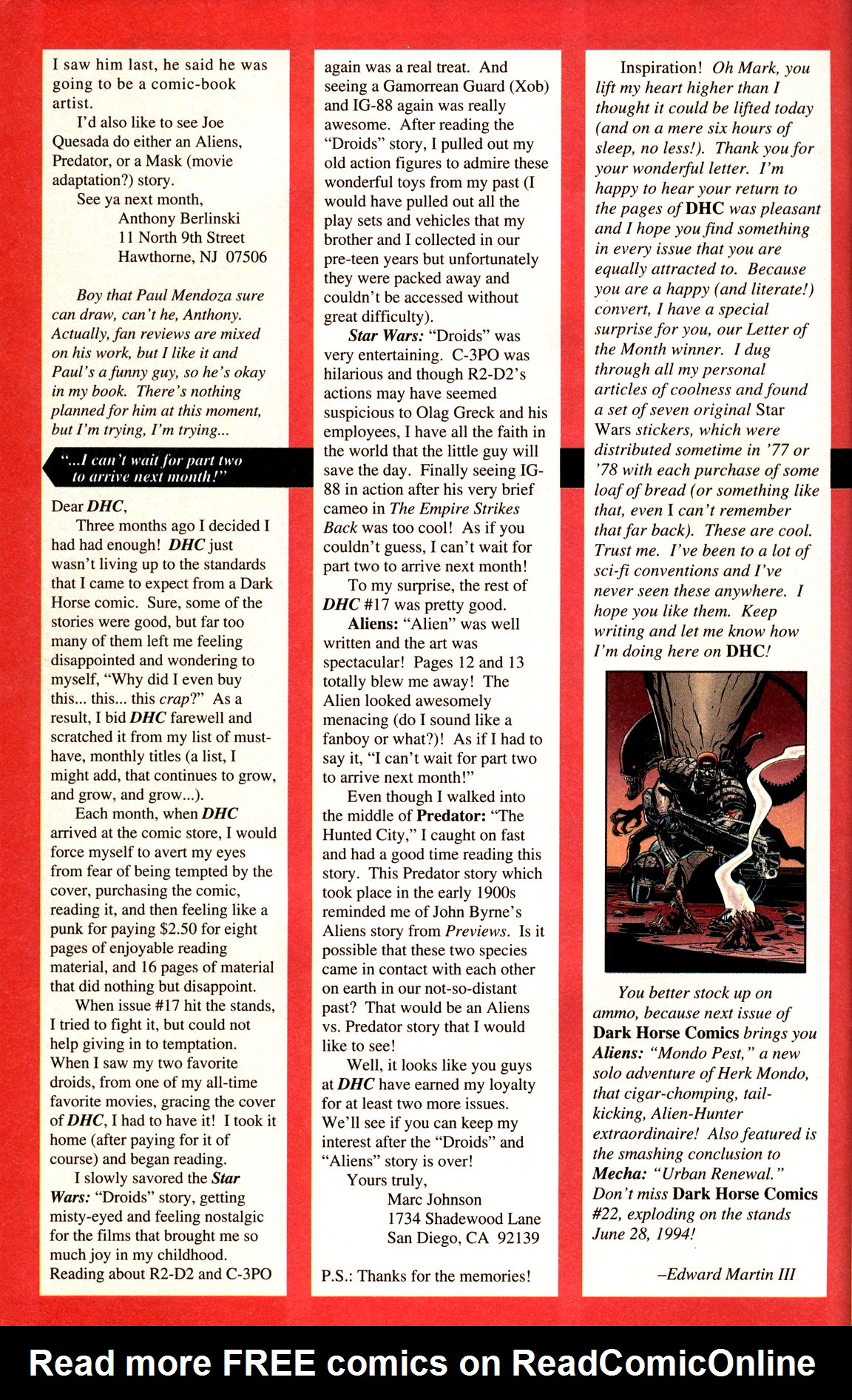 Read online Dark Horse Comics comic -  Issue #21 - 30