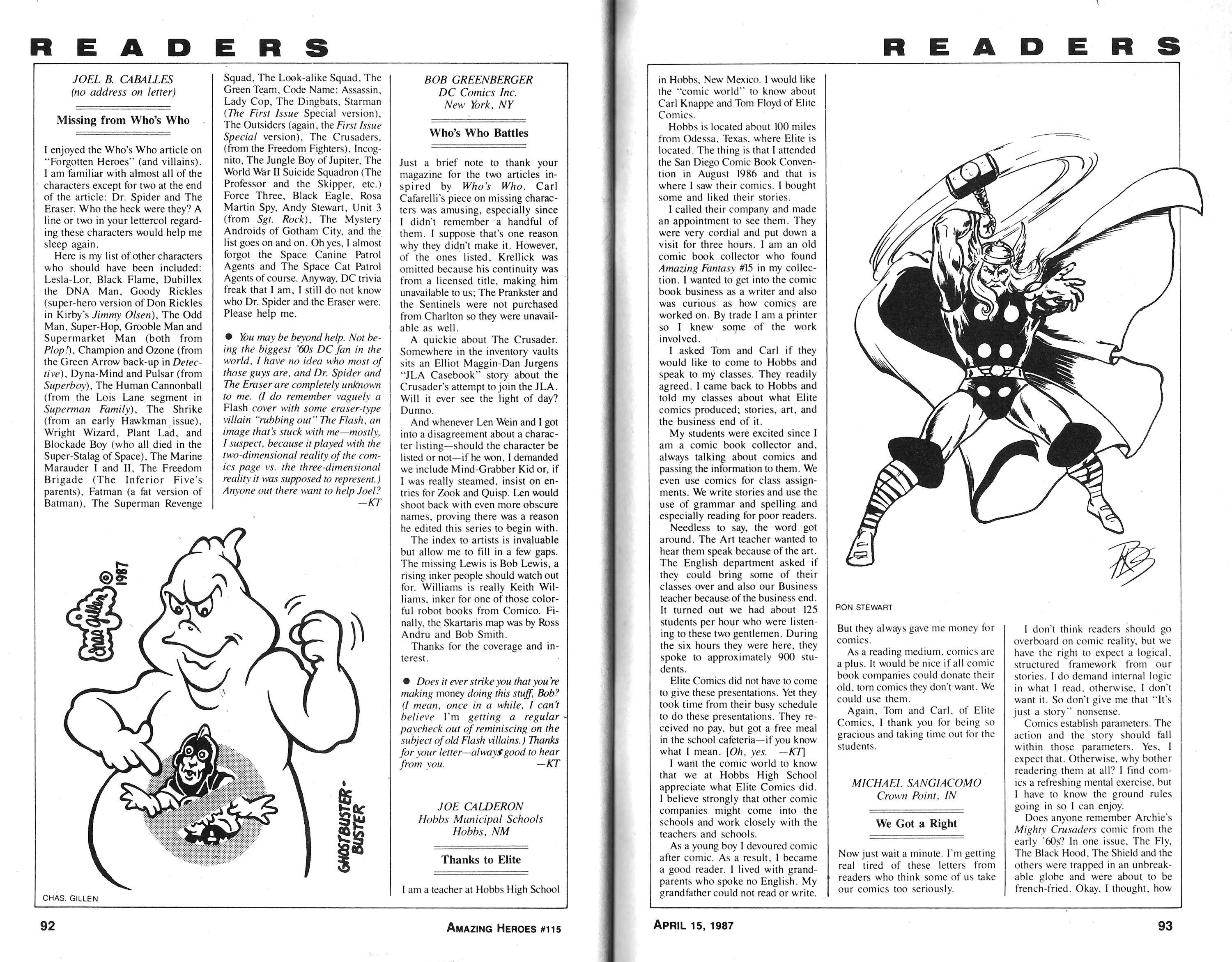 Read online Amazing Heroes comic -  Issue #115 - 47