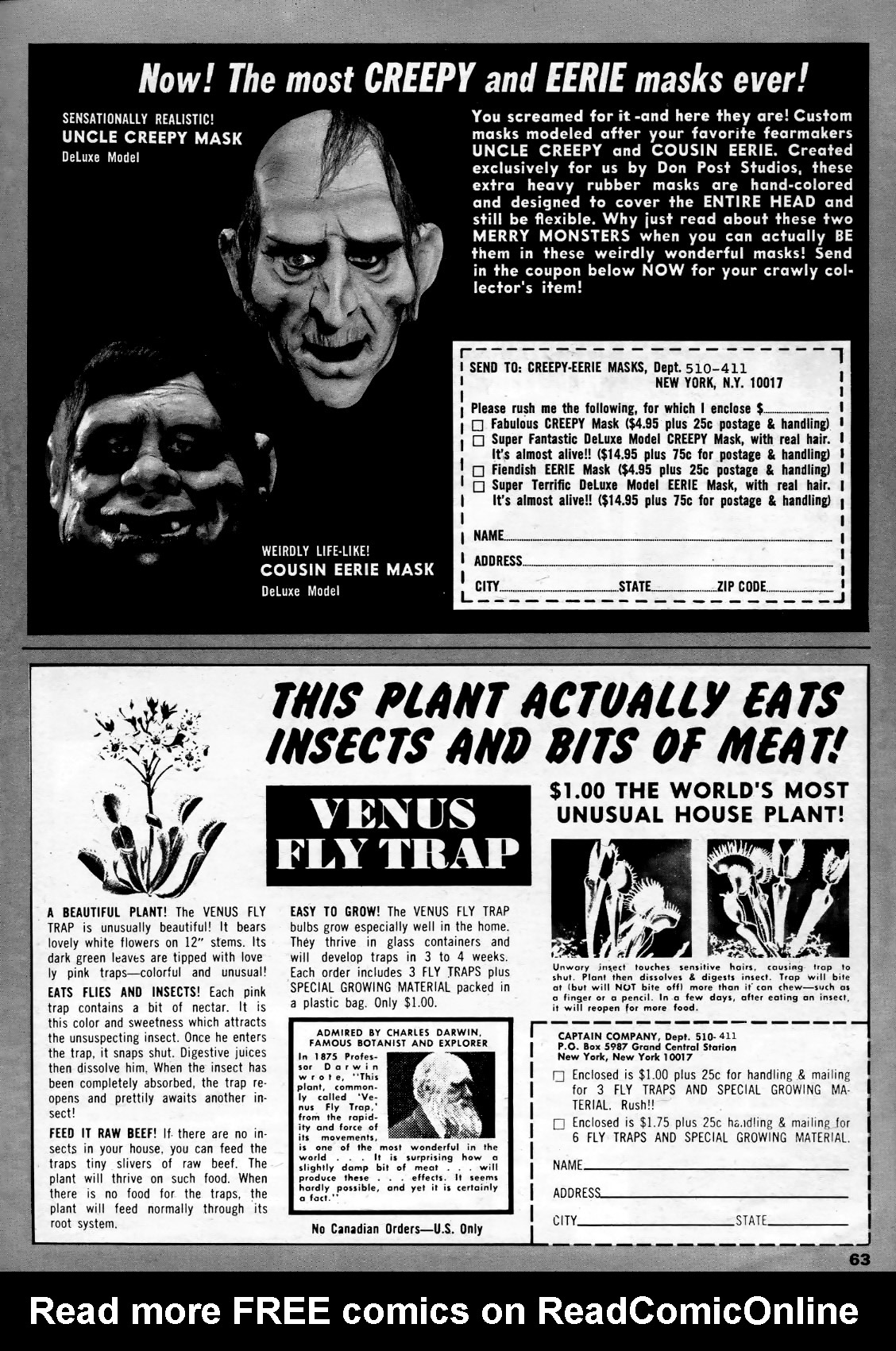 Read online Creepy (1964) comic -  Issue #12 - 61