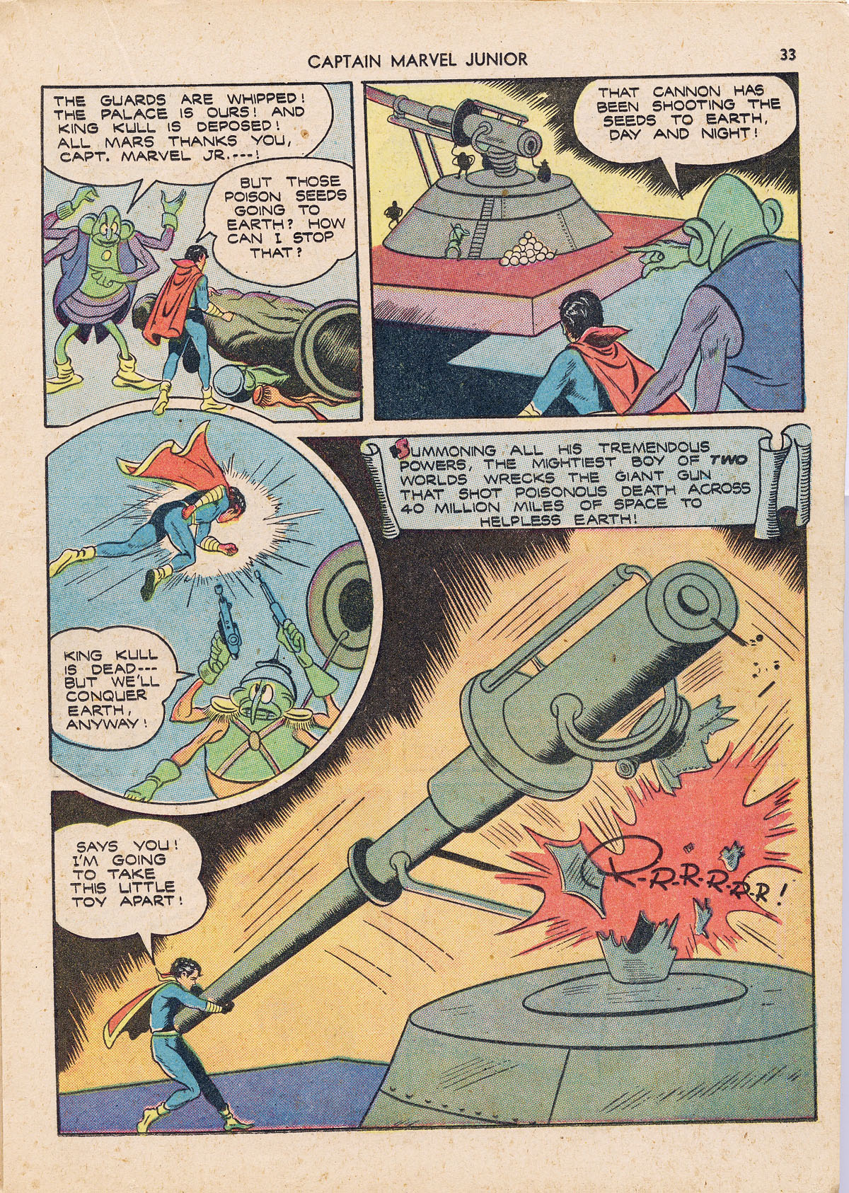 Read online Captain Marvel, Jr. comic -  Issue #6 - 32