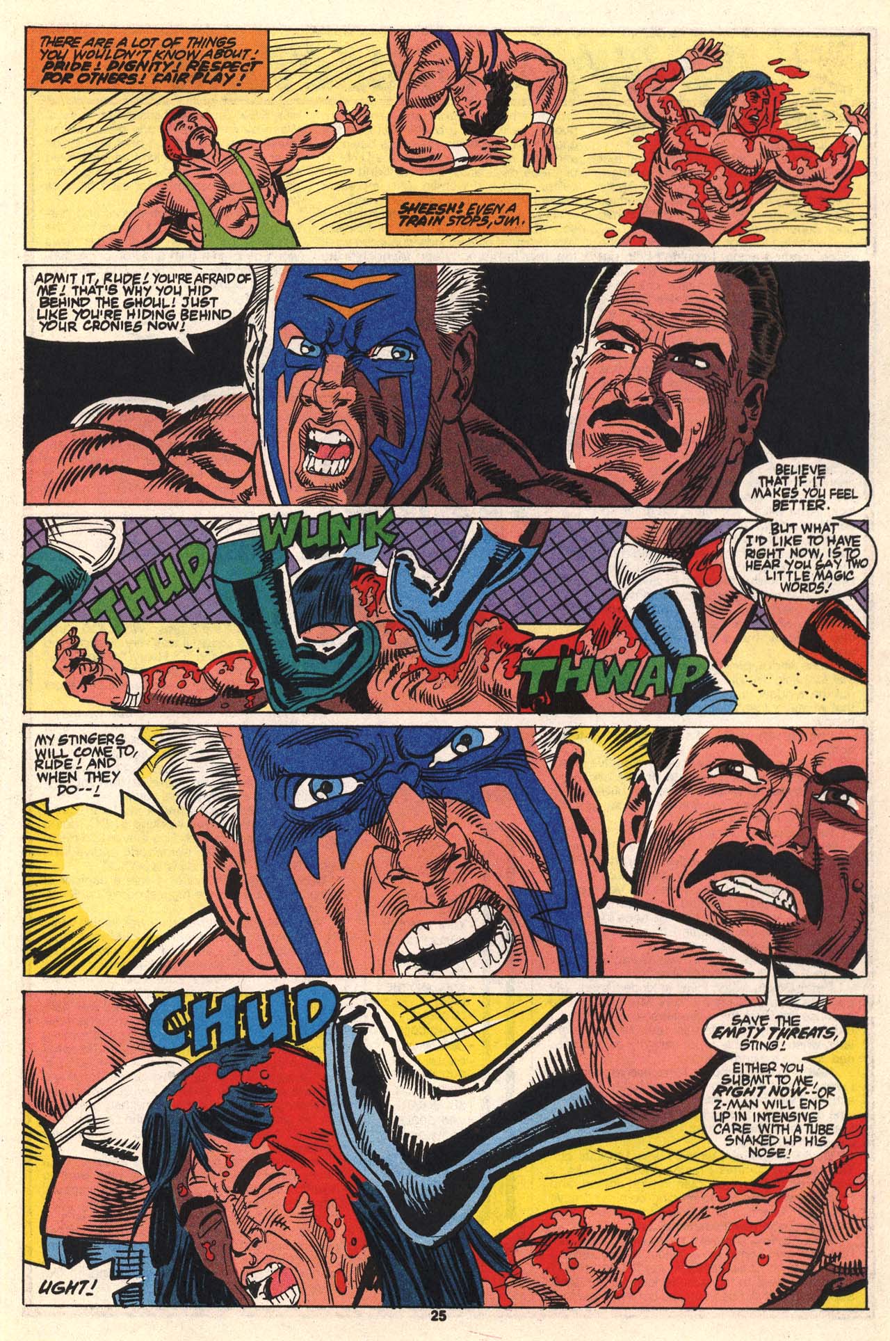 Read online WCW World Championship Wrestling comic -  Issue #5 - 25