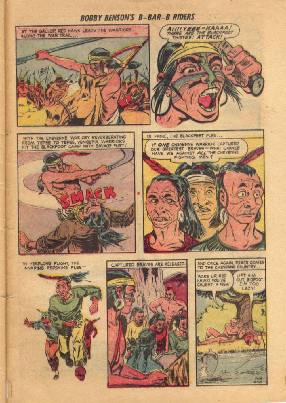 Read online Bobby Benson's B-Bar-B Riders comic -  Issue #15 - 33