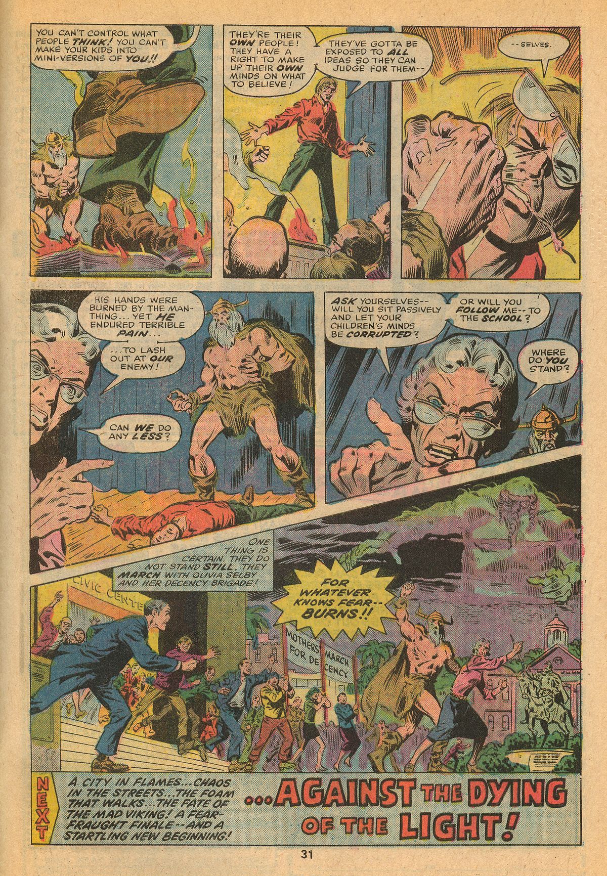 Read online Man-Thing (1974) comic -  Issue #17 - 32