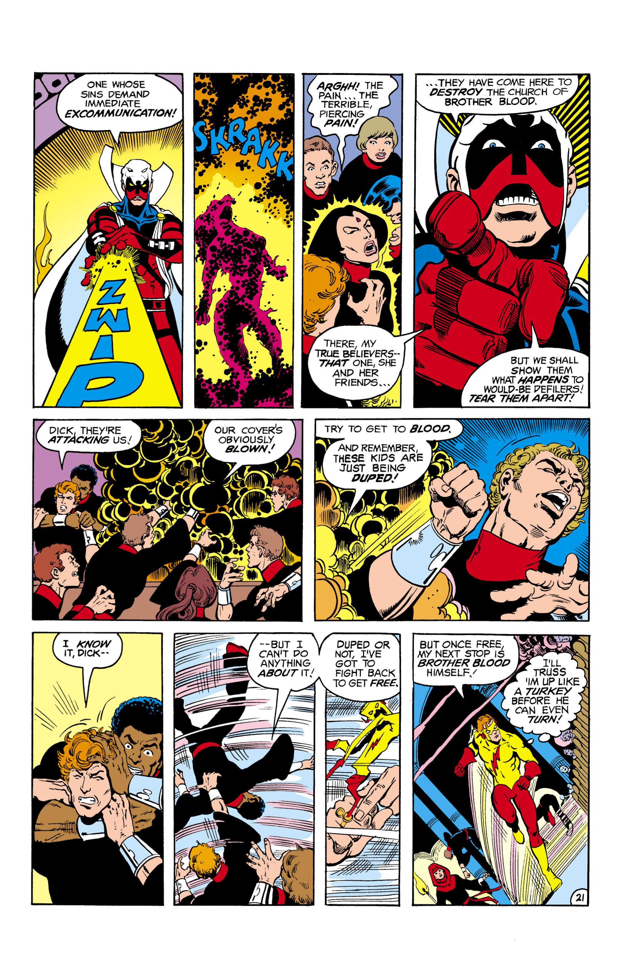 Read online The New Teen Titans (1980) comic -  Issue #21 - 22