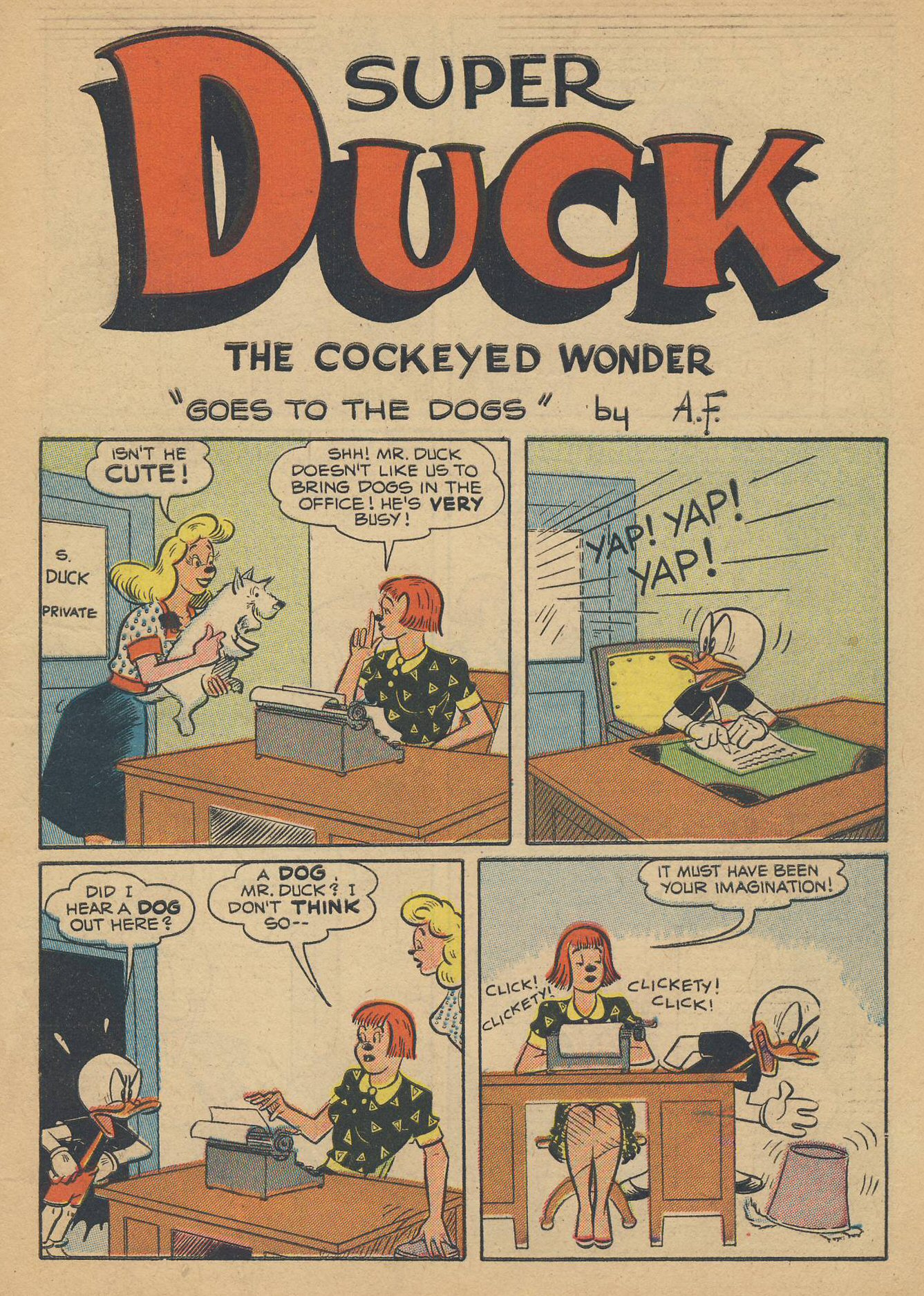 Read online Super Duck Comics comic -  Issue #28 - 3
