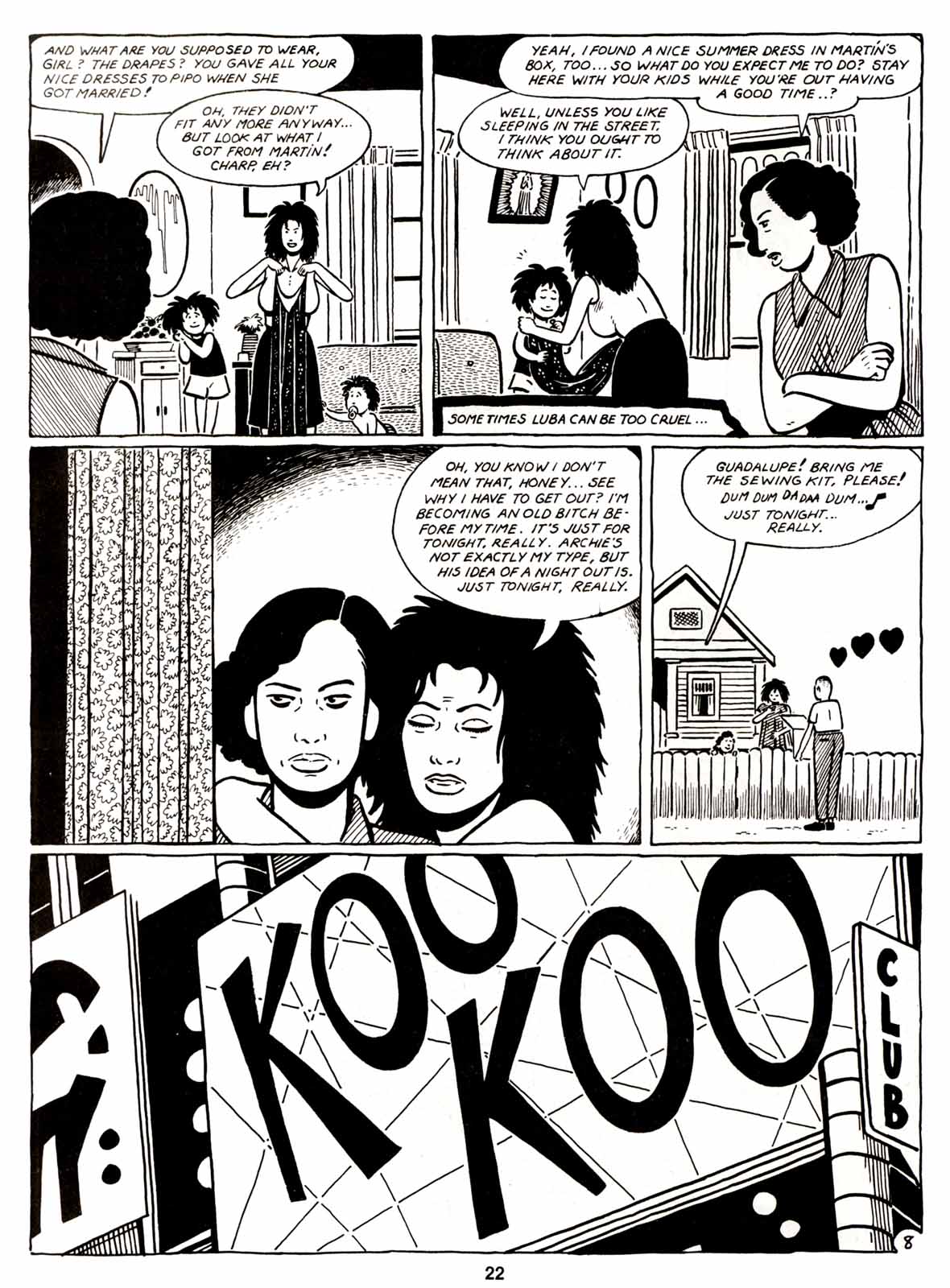 Read online Love and Rockets (1982) comic -  Issue #5 - 24