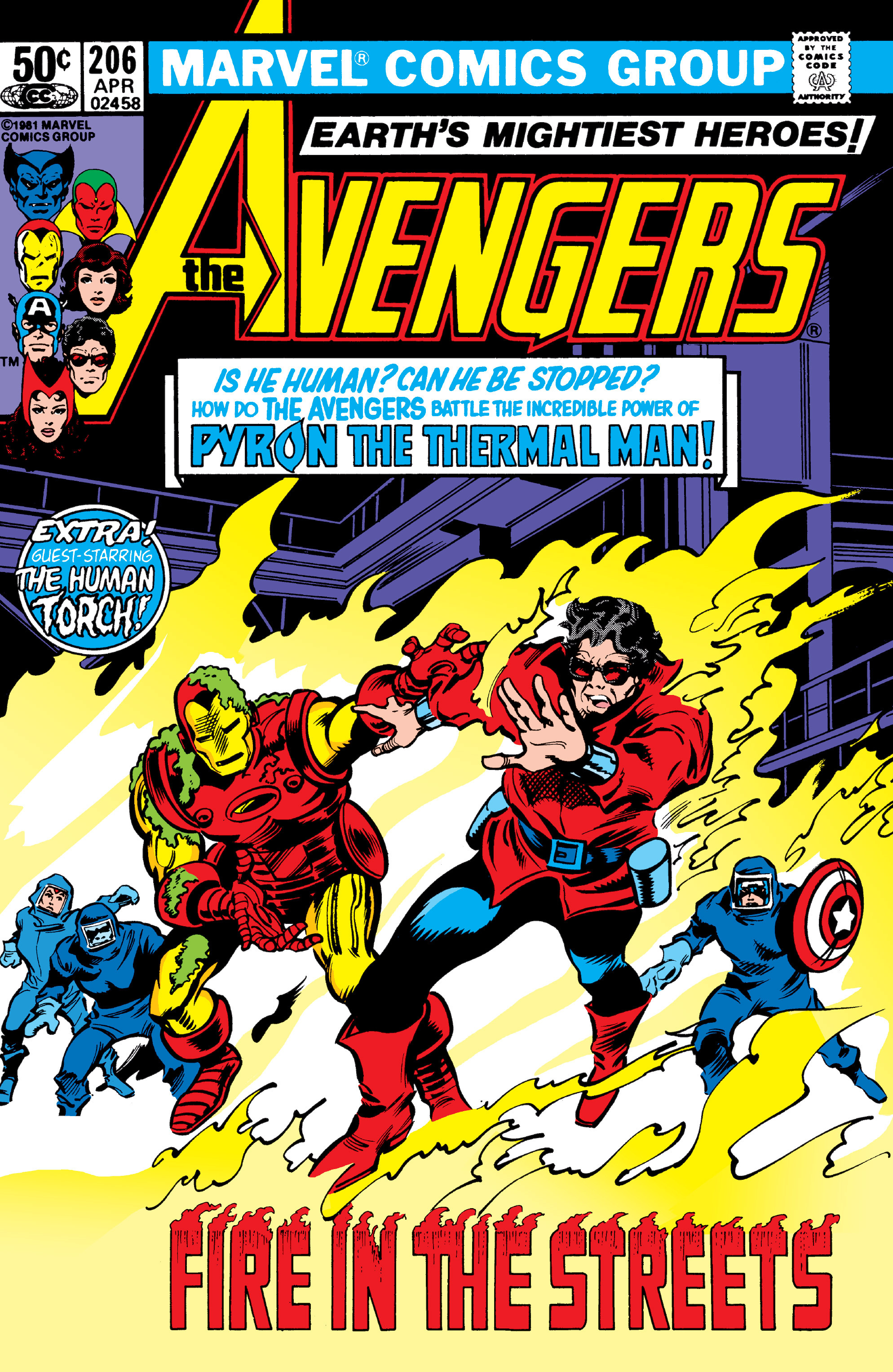 Read online The Avengers (1963) comic -  Issue #206 - 1