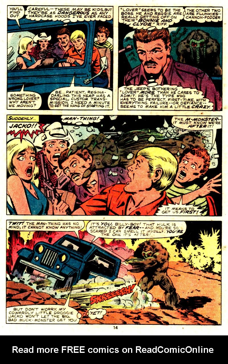 Read online Man-Thing (1979) comic -  Issue #6 - 10