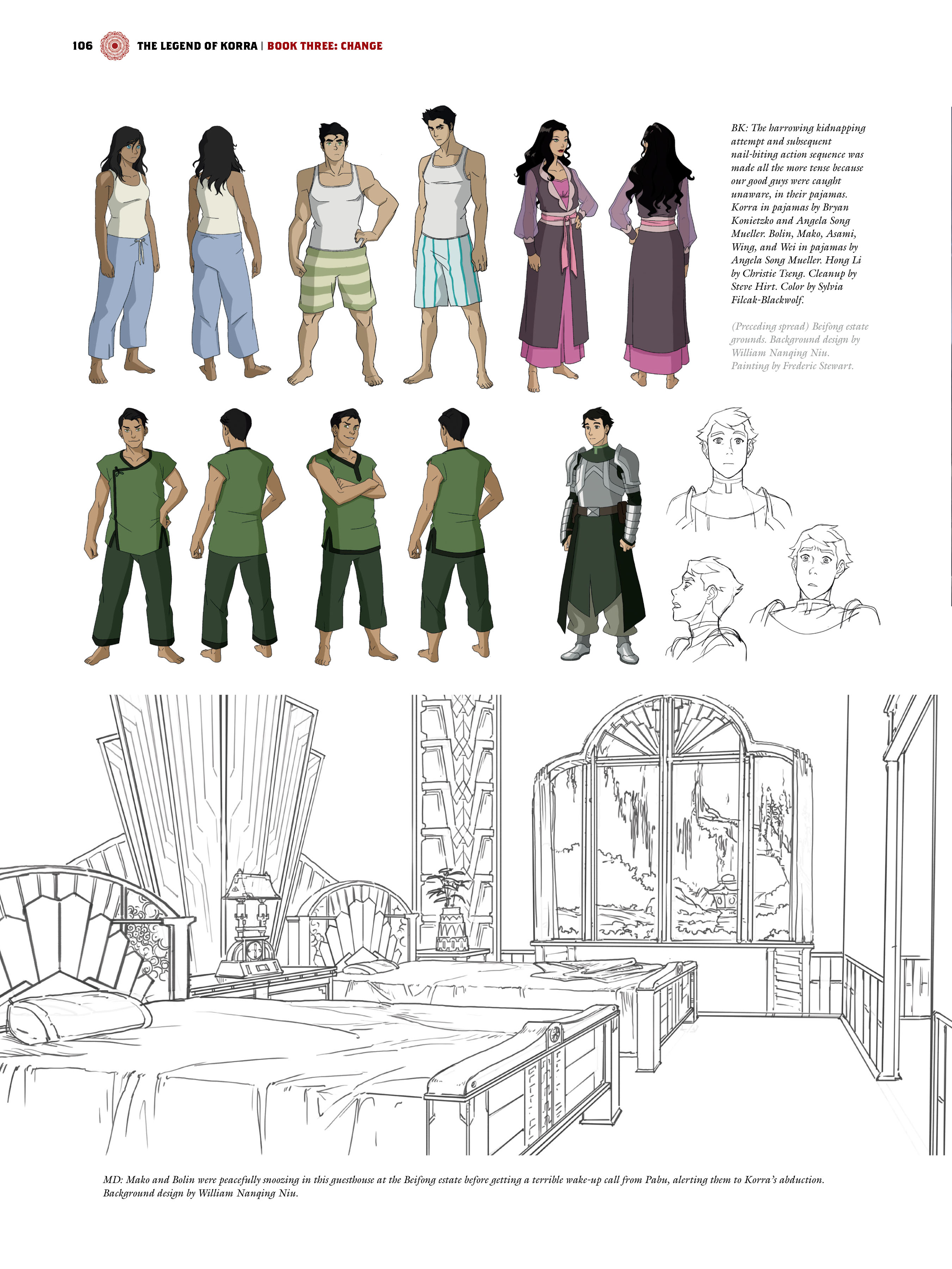 Read online The Legend of Korra: The Art of the Animated Series comic -  Issue # TPB 3 - 107