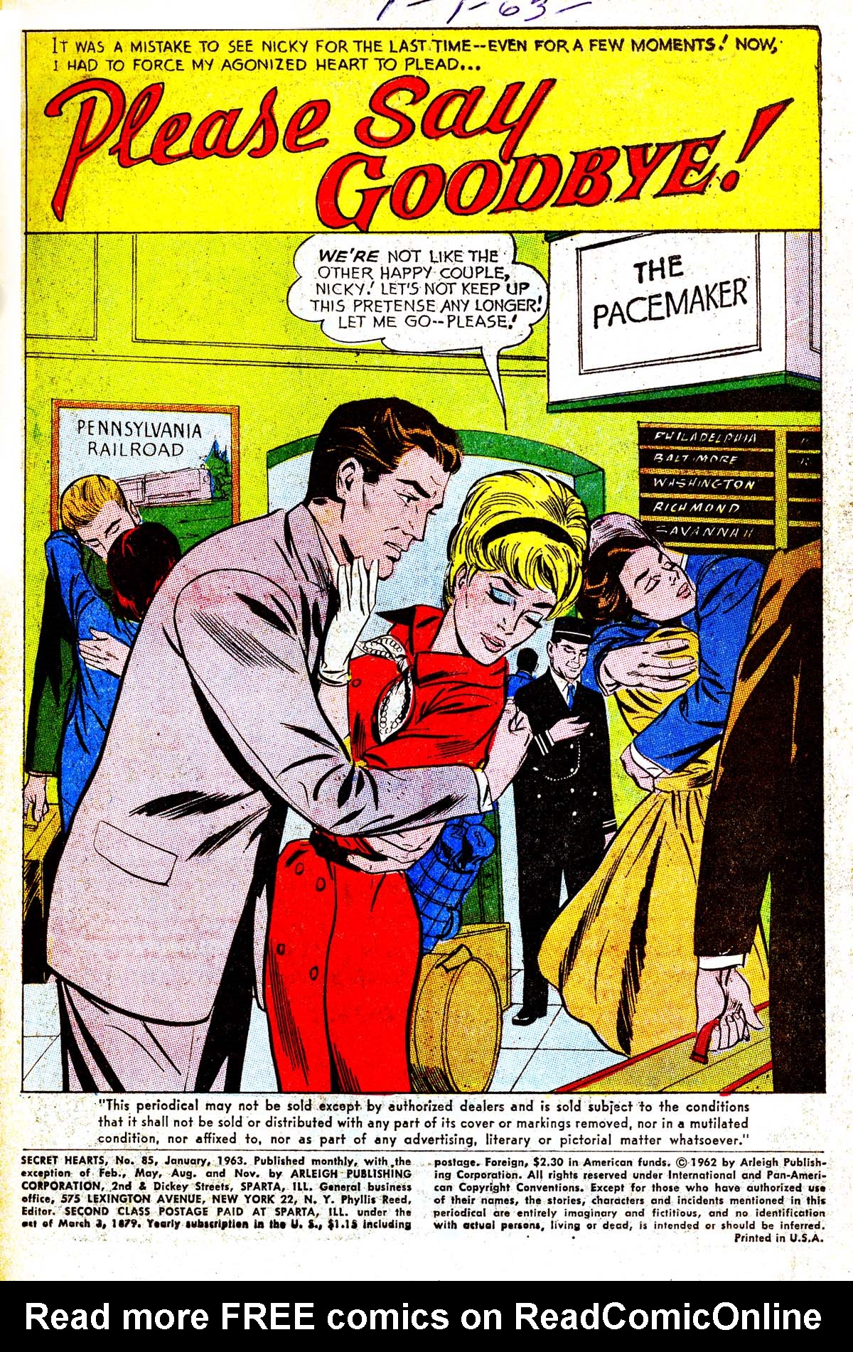 Read online Secret Hearts comic -  Issue #85 - 3