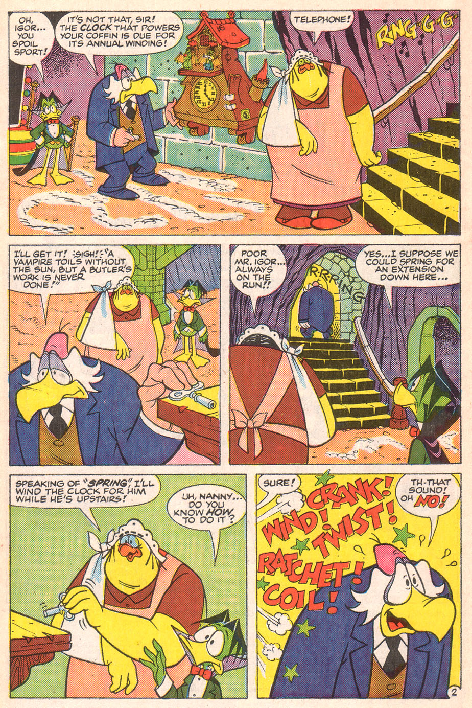 Read online Count Duckula comic -  Issue #4 - 4