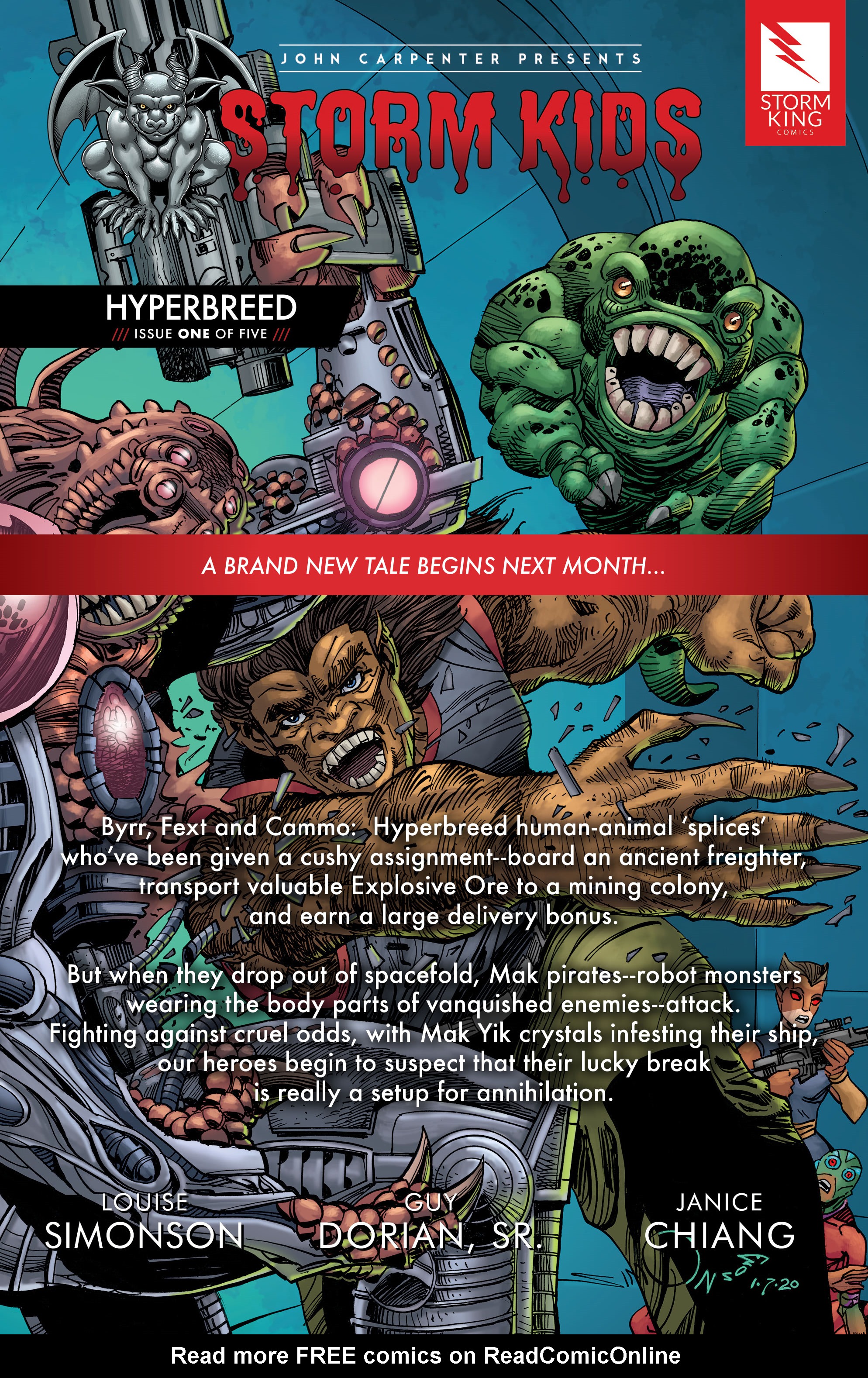 Read online John Carpenter Presents Storm Kids: Monica Bleue: A Werewolf Story comic -  Issue #5 - 24