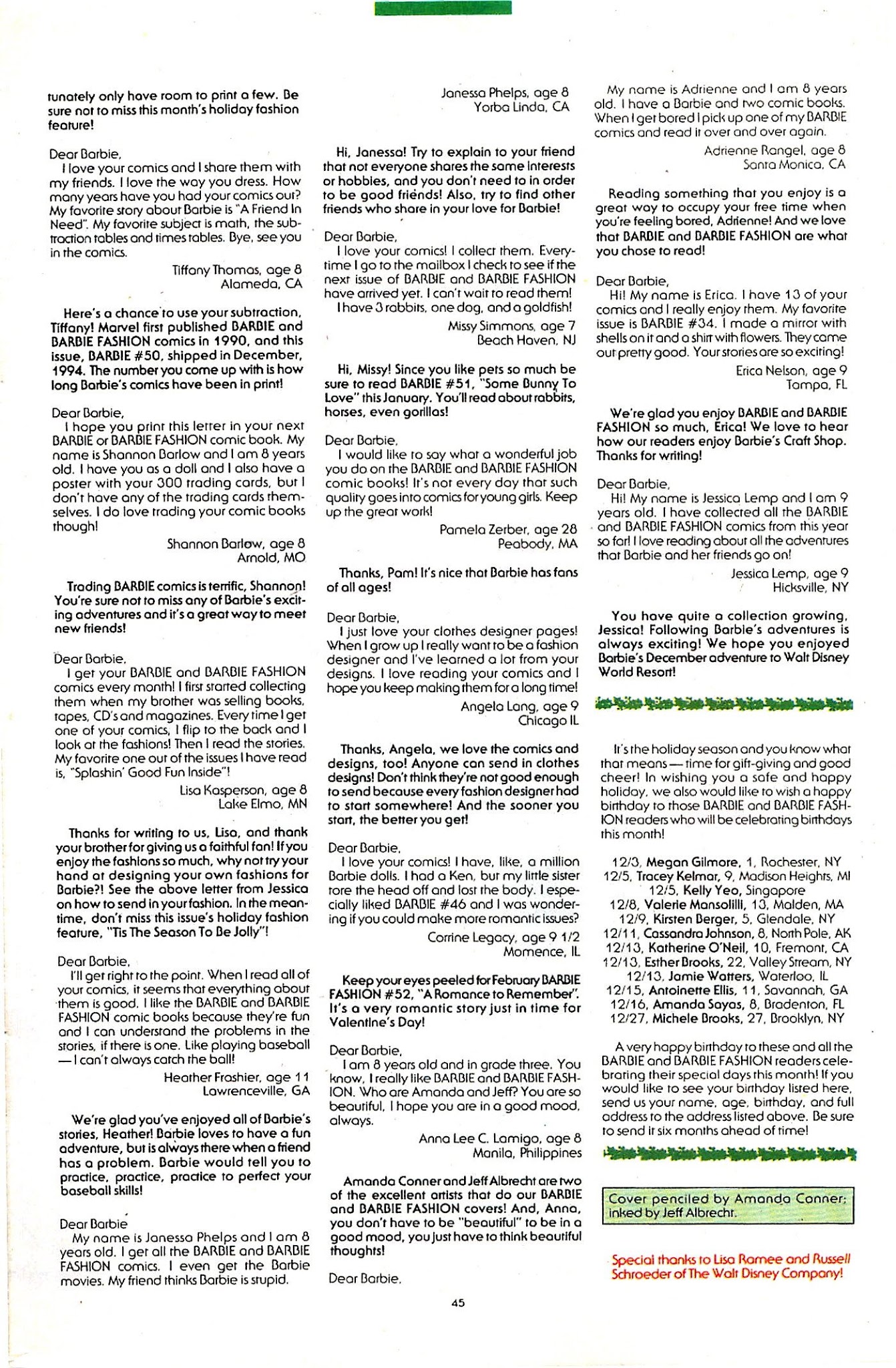 Read online Barbie comic -  Issue #50 - 47